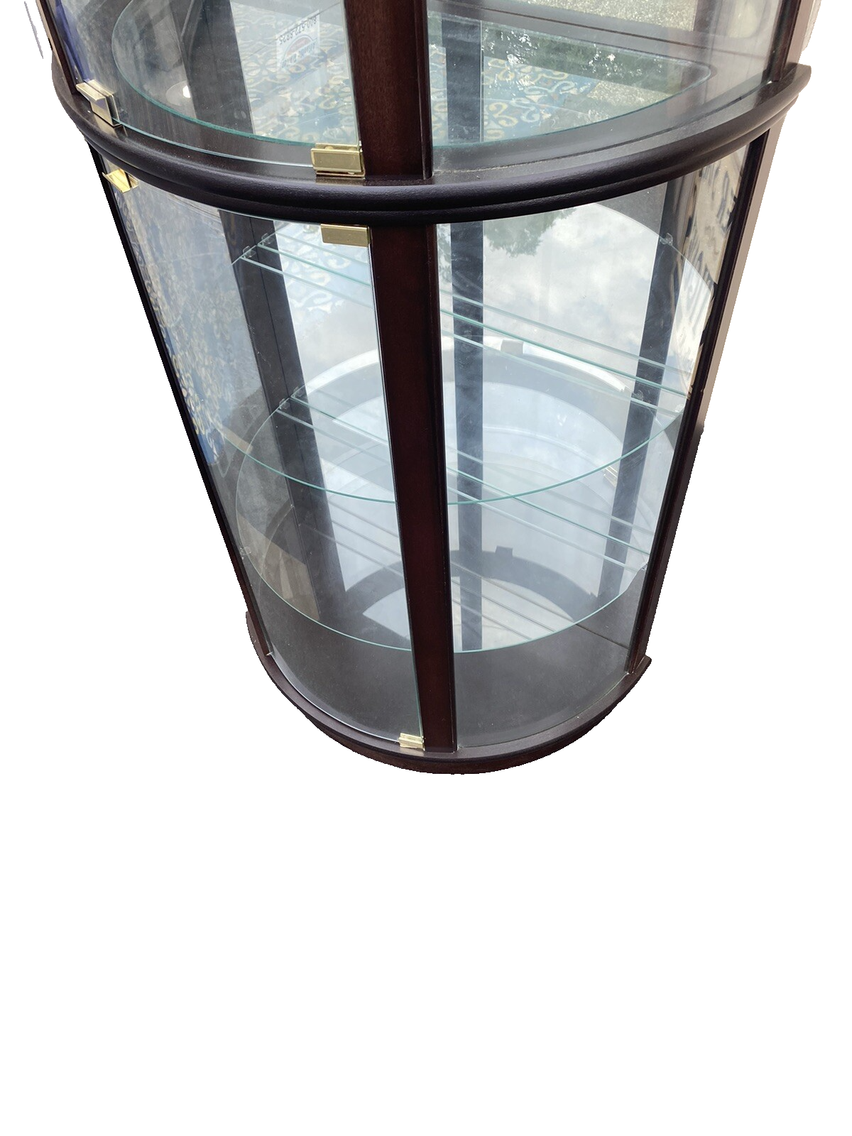 65442 PULASKI Bow Glass Curio China Cabinet