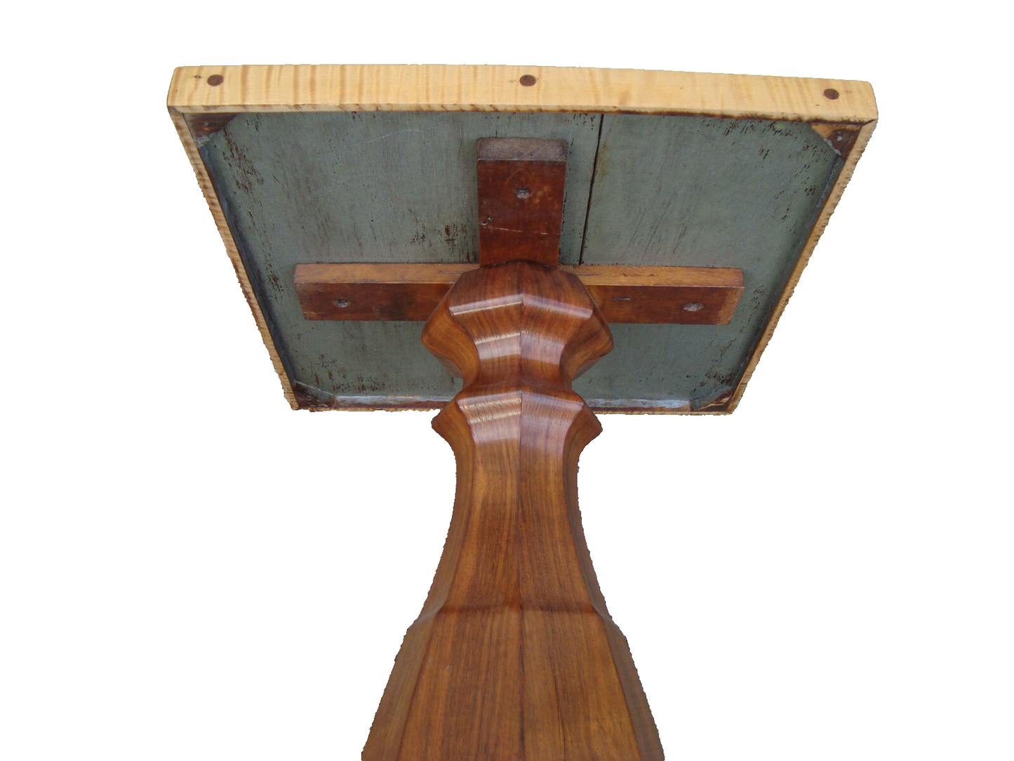59959 Inlaid Rosewood and Maple Plant Pedestal Table Stand