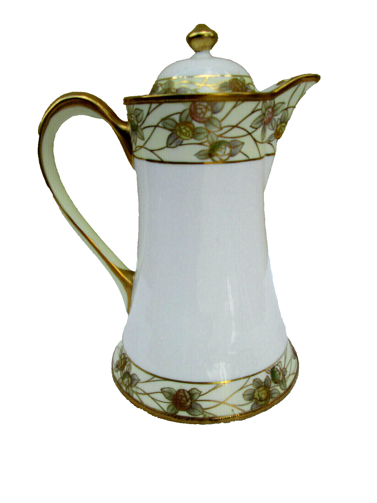 COL MW: Hand Painted NIPPON Teapot TEA Pitcher with Lid