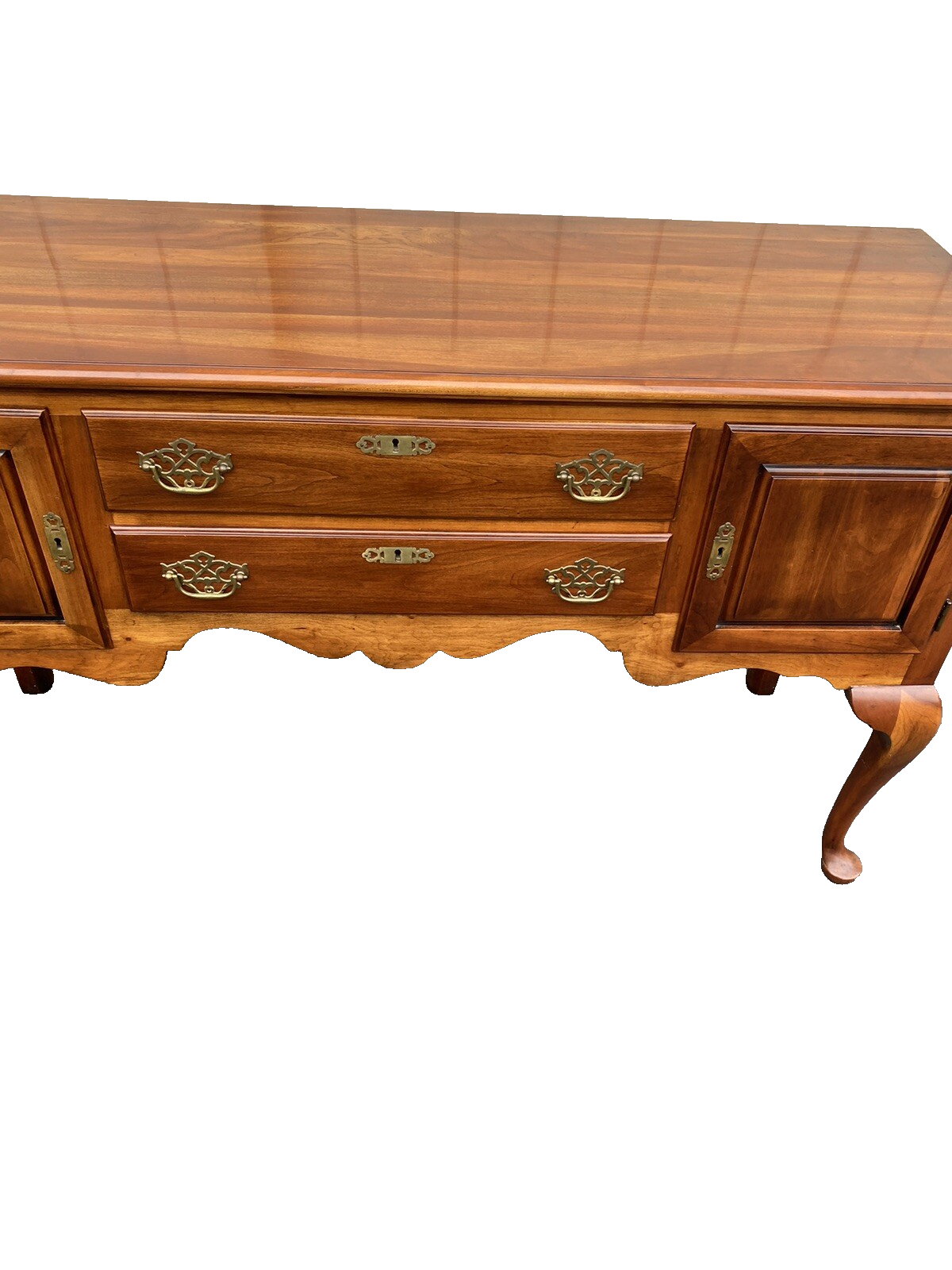 65955   STATTON Centenial  Furniture Solid Cherry Buffet Sideboard Server