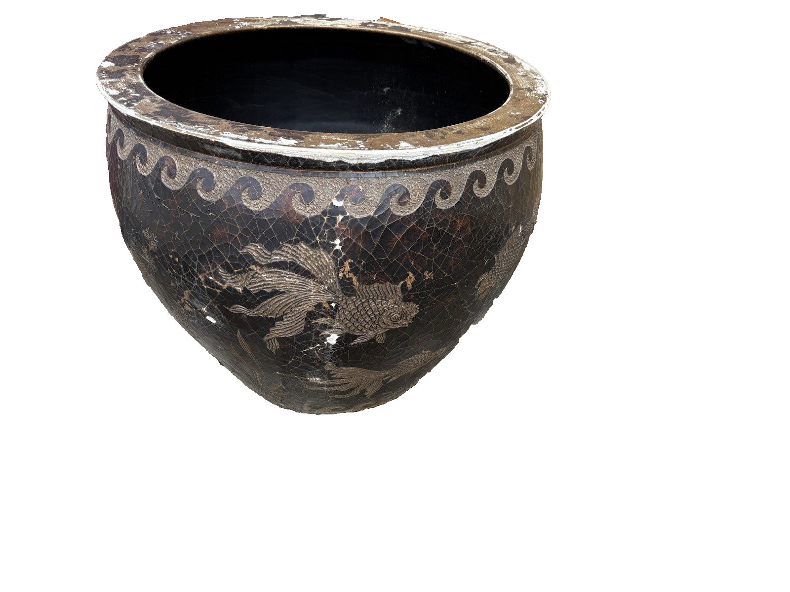 GARDEN HS:   MAITLAND SMITH Fish Ceramic Pottery Bowl