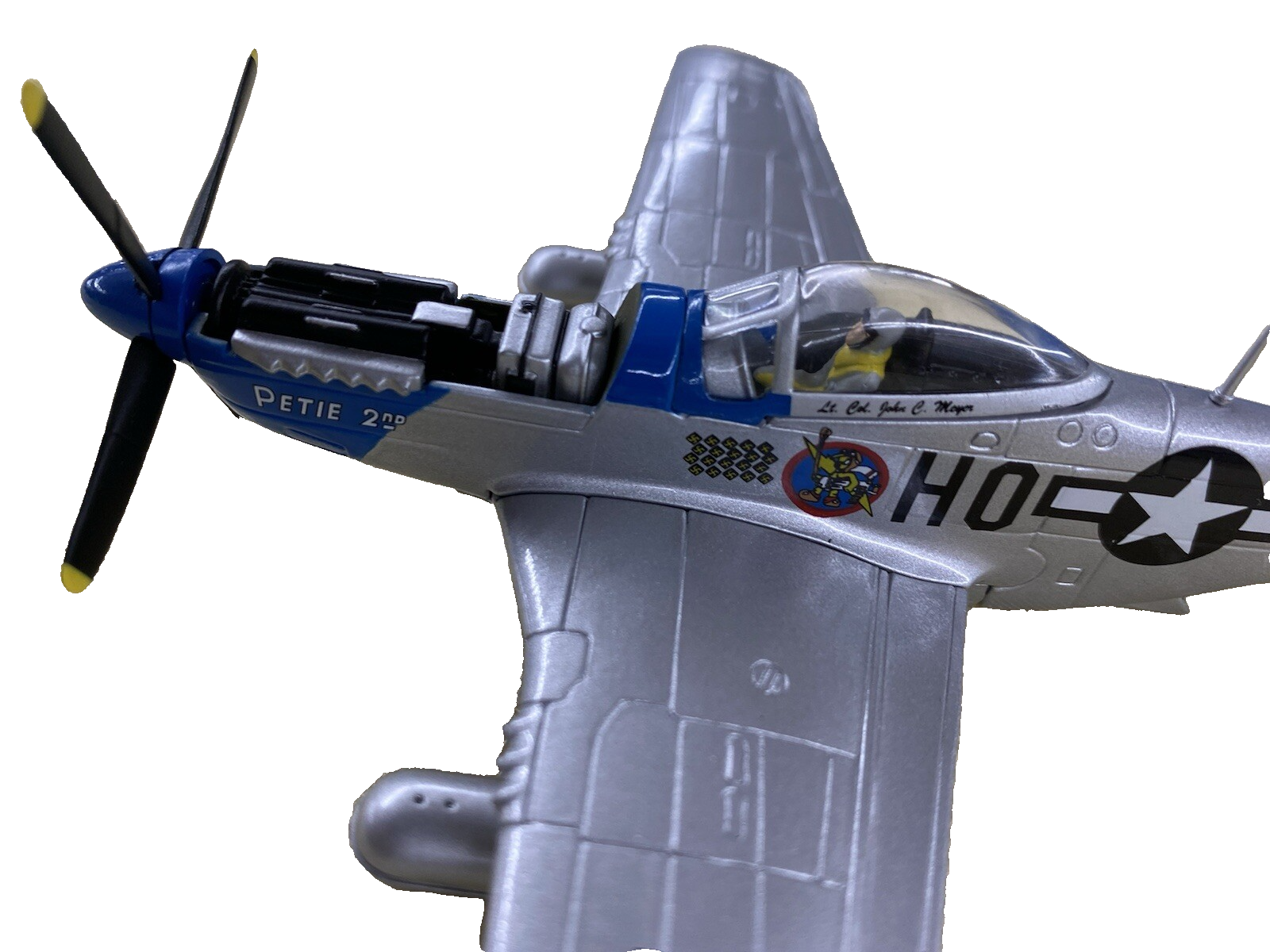 ES 312 Aviation Archive Corgi P 51 D Mustang PETIC 2nd AA32204
