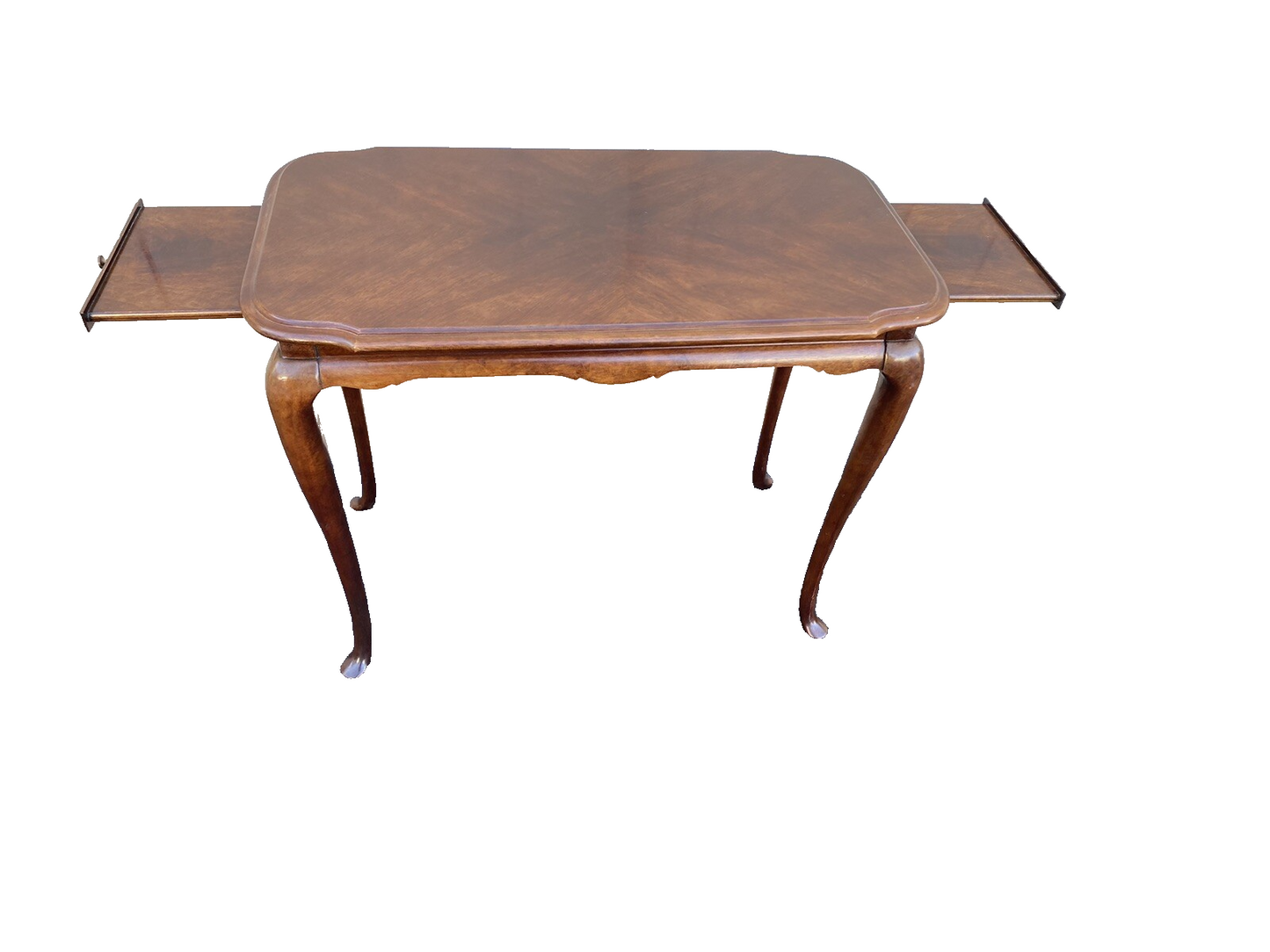 65641 Mahogany Tea Table w/ Pull-outs