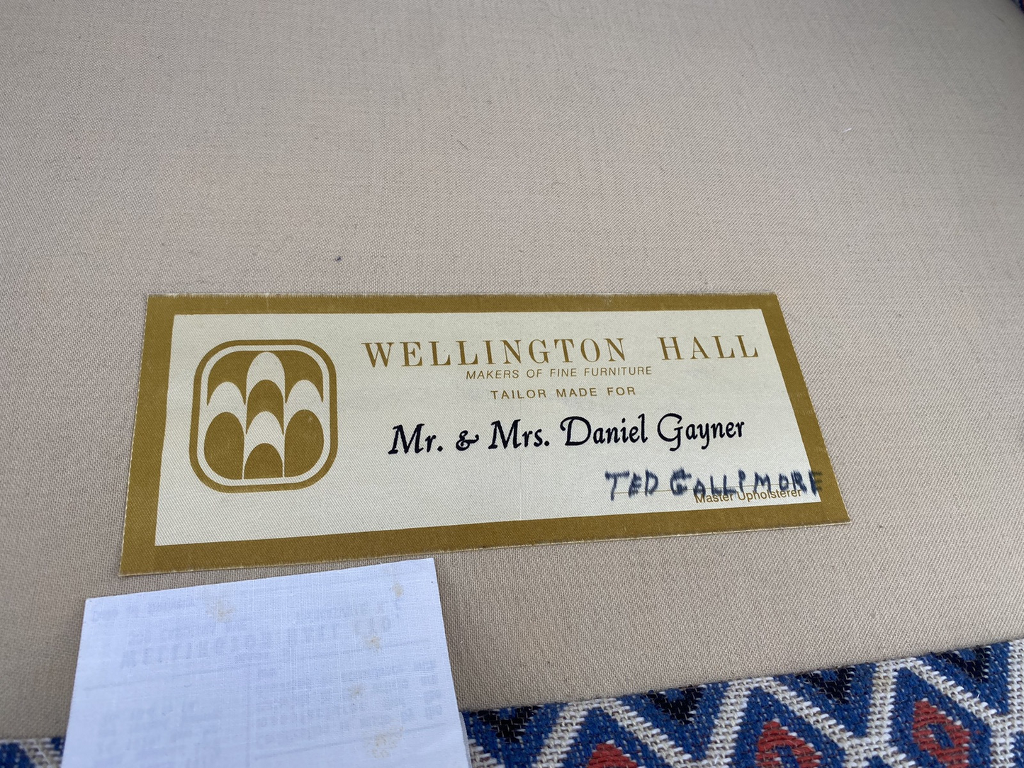 66211    WELLINGTON HALL Bergere Armchair Chair with Ottoman Stool