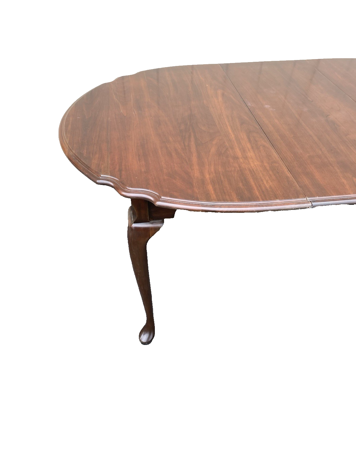 66516 Scalloped Cherry Dining Table with NO leafs Table Top 42" x 52"
