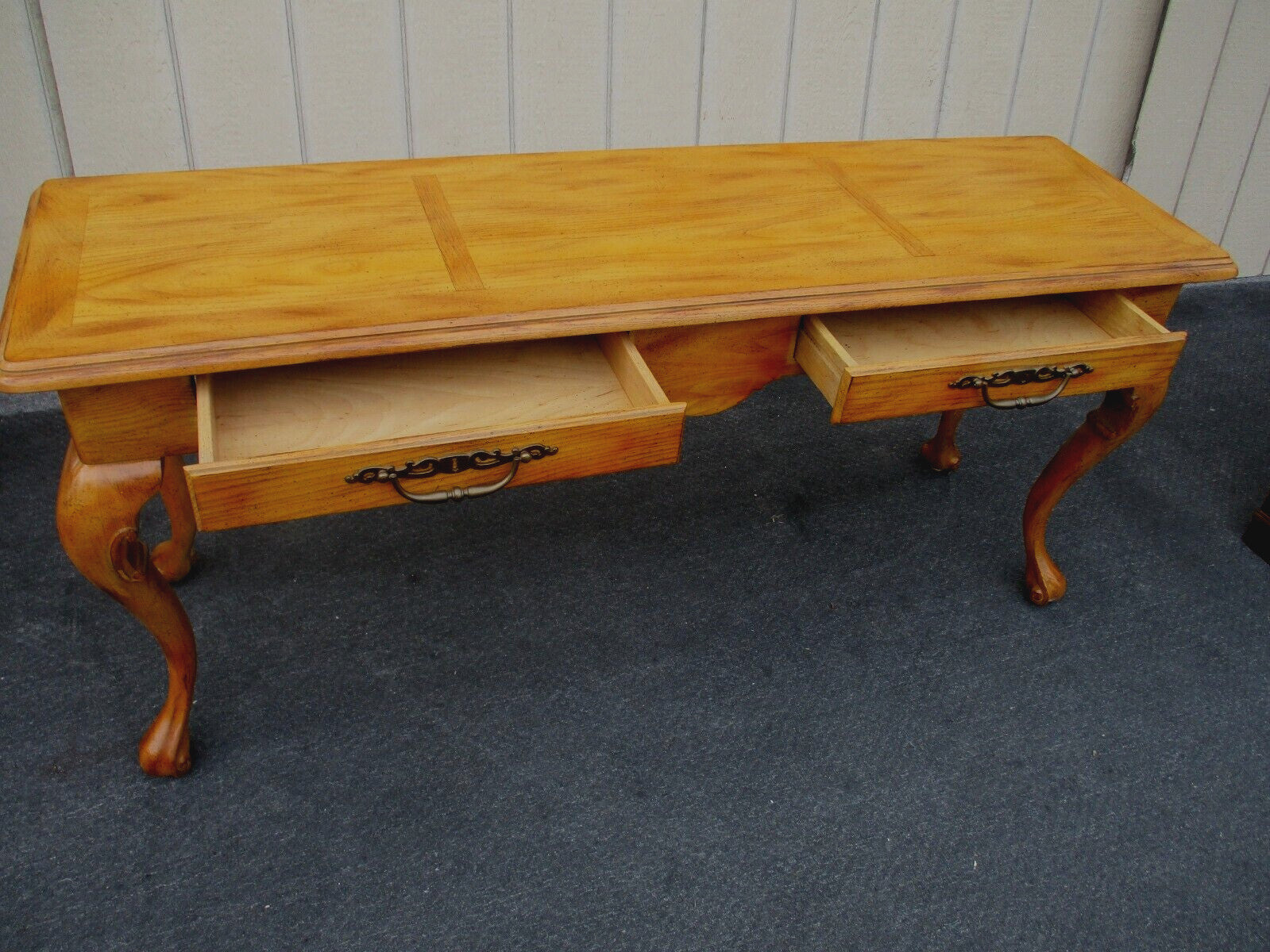 63695  Oak Console Table Server Sideboard