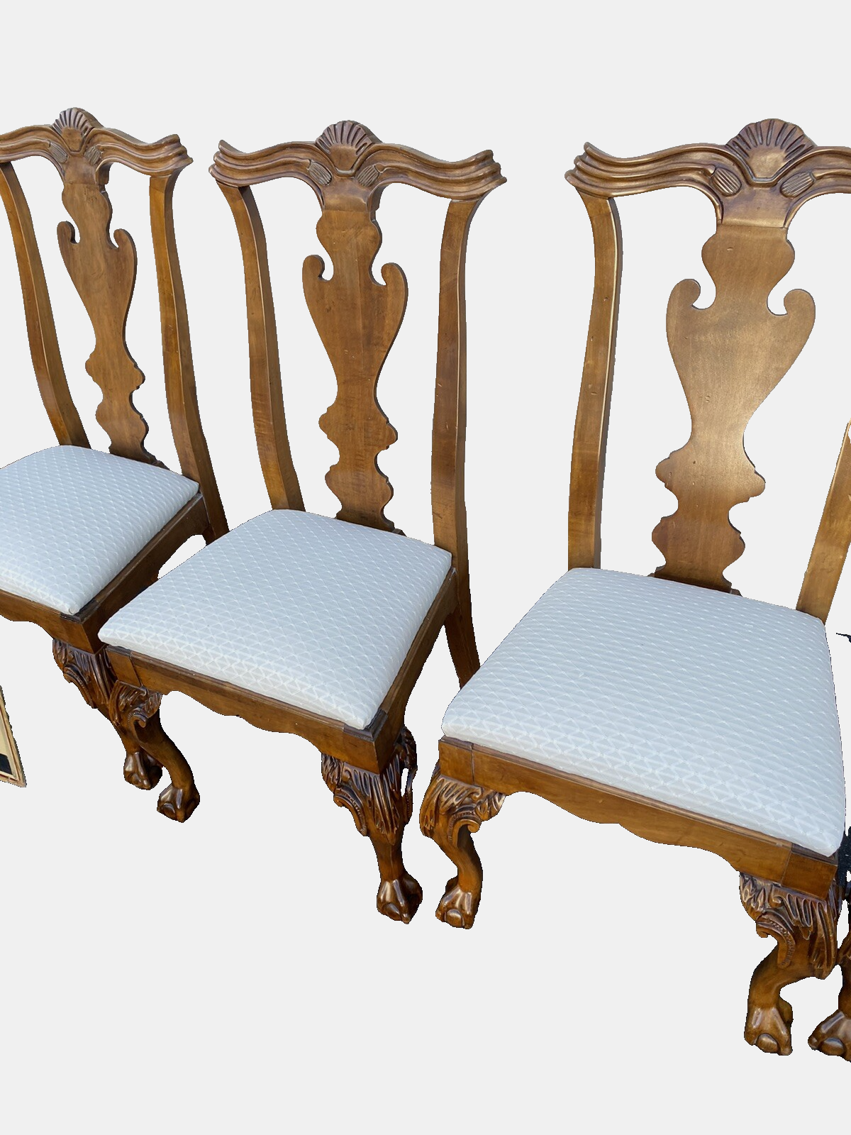 65119 Set of 8 Century Furniture Chippendale Dining Chair s