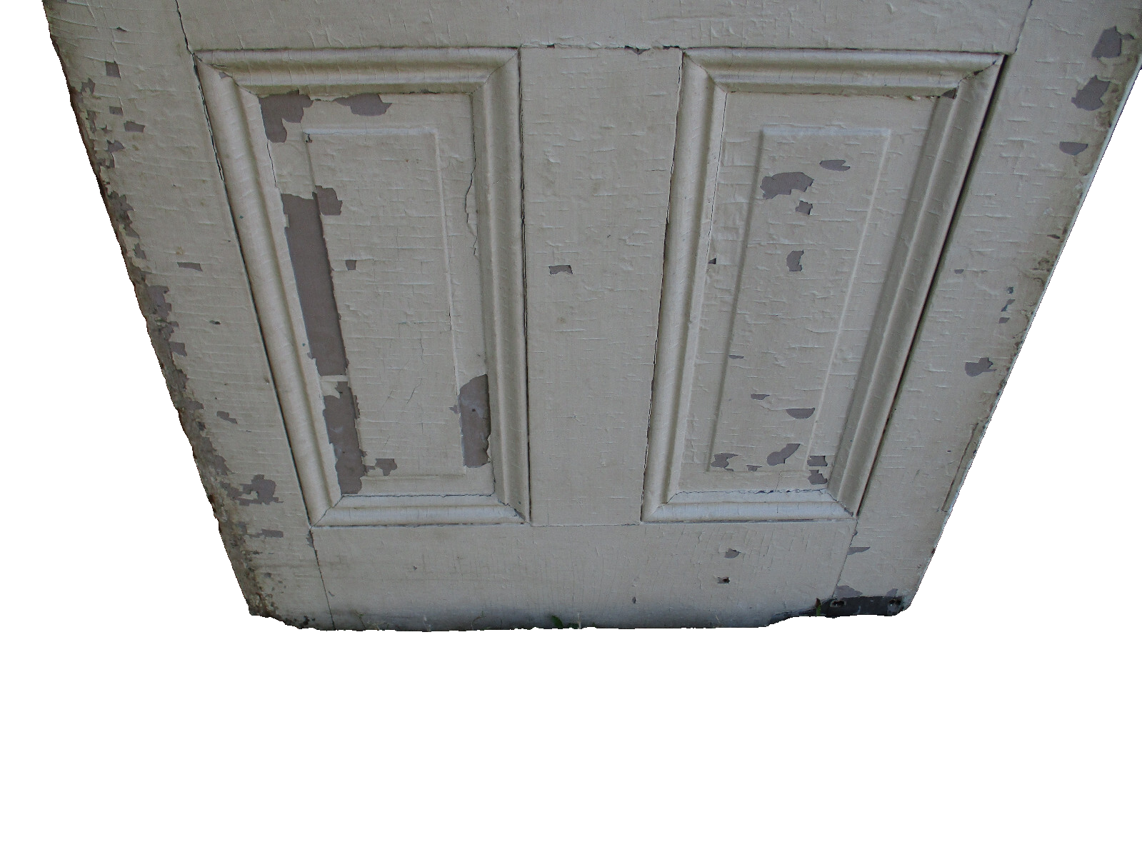 DOOR 08:    Antique  Raised Paneled Victorian Wood  Door 31" x 88 1/2"H