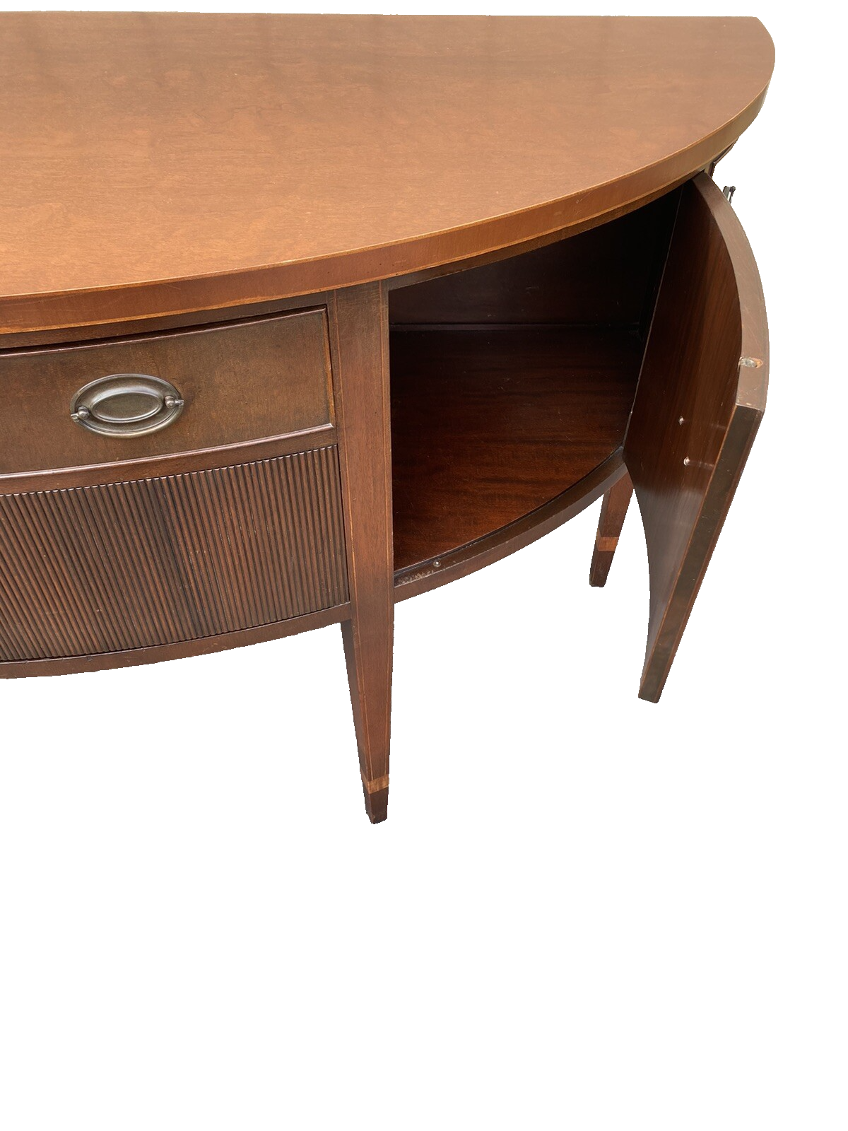 56898 KITTINGER 17685  Large Mahogany Pencil Inlaid Buffet Sideboard Server