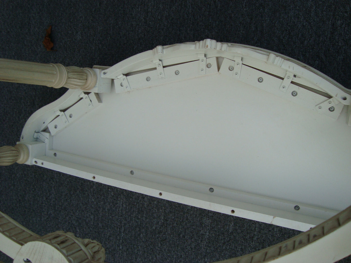 61432 Solid Wood Romantic Shabby Console Hall Table Stand