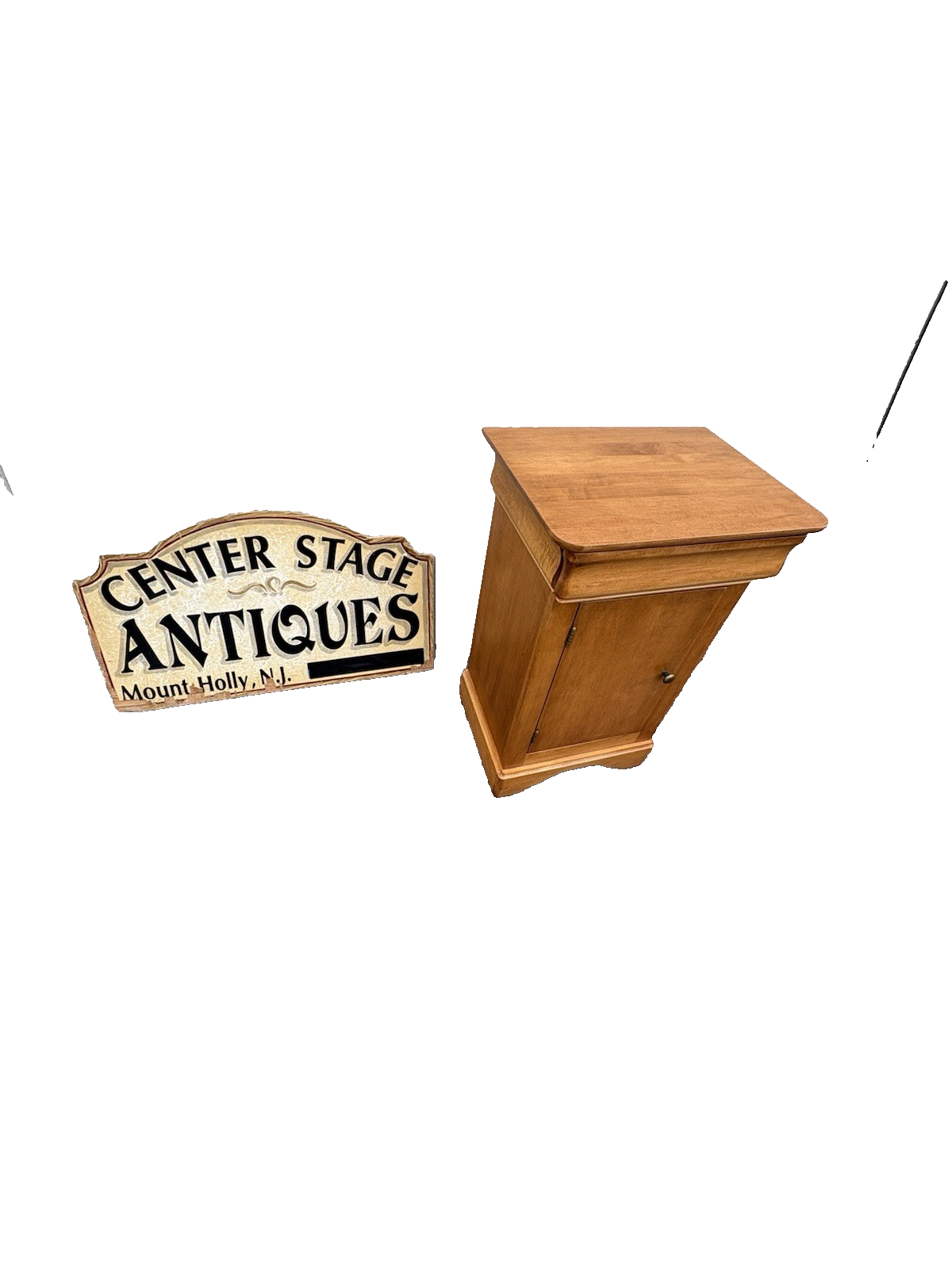 67047 Maple Nightstand End Table Stand