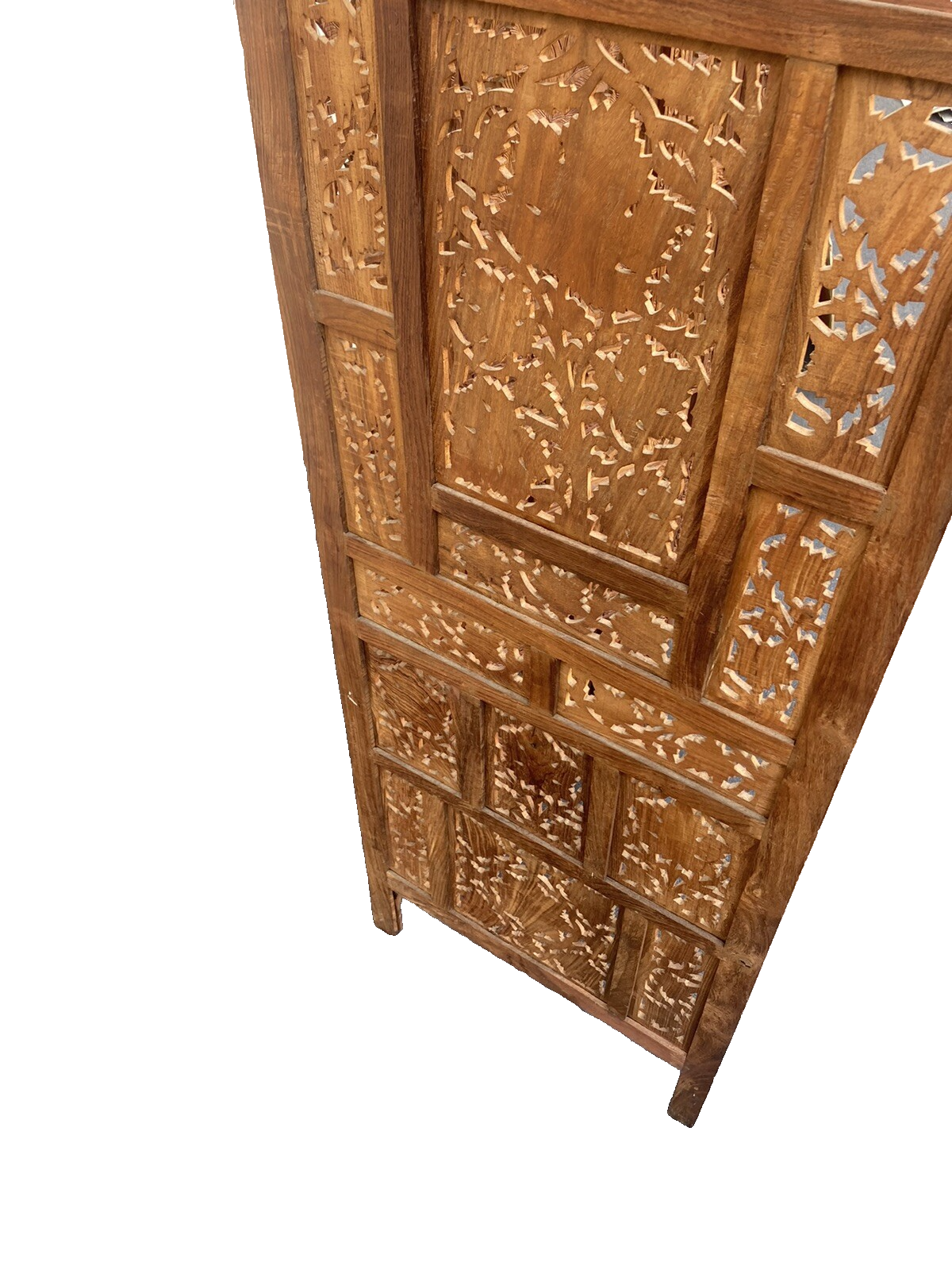 65534 Oriental Hand Made Wood Dressing Screen Room Divider