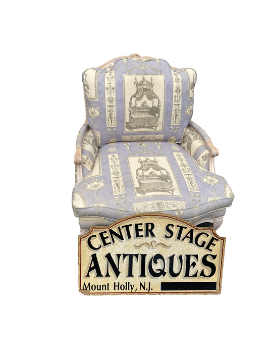 65814    NORWALK Furniture Decorator Bergere Armchair