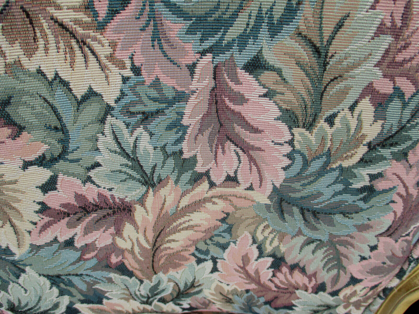 50924 Pair French Country Style Bergere Armchair Chairs 