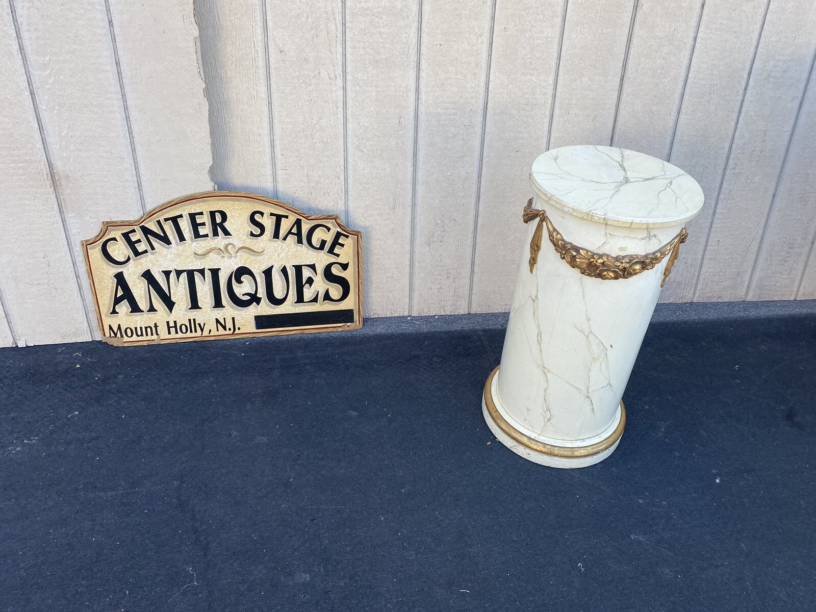 65967   Decorator  WOOD  Plant Pedestal Stand