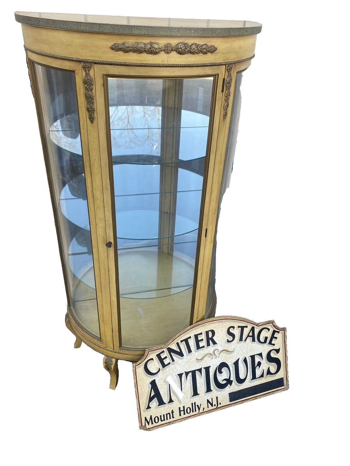 65247   LOUIS XV Curio China Cabinet