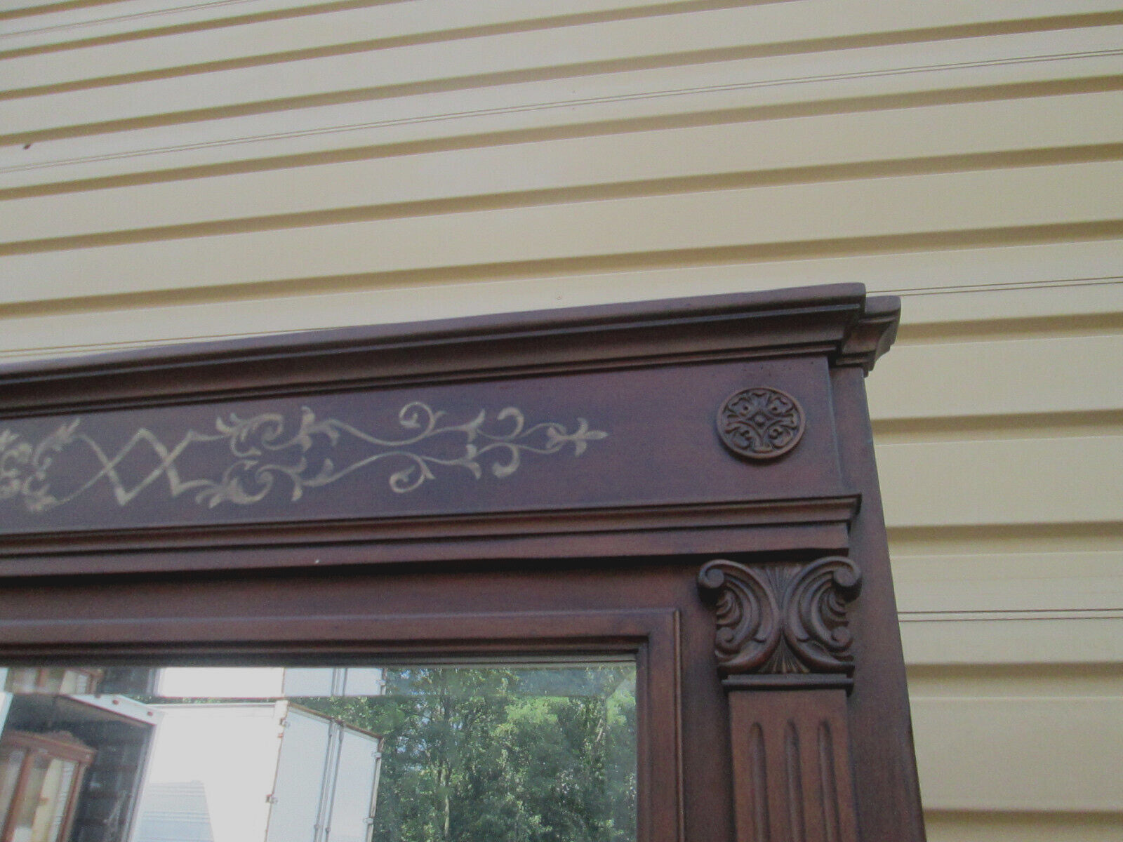 57287 LEXINGTON WAVERLY LARGE SIDEBOARD SERVER CABINET DRESSER W/ MIRROR