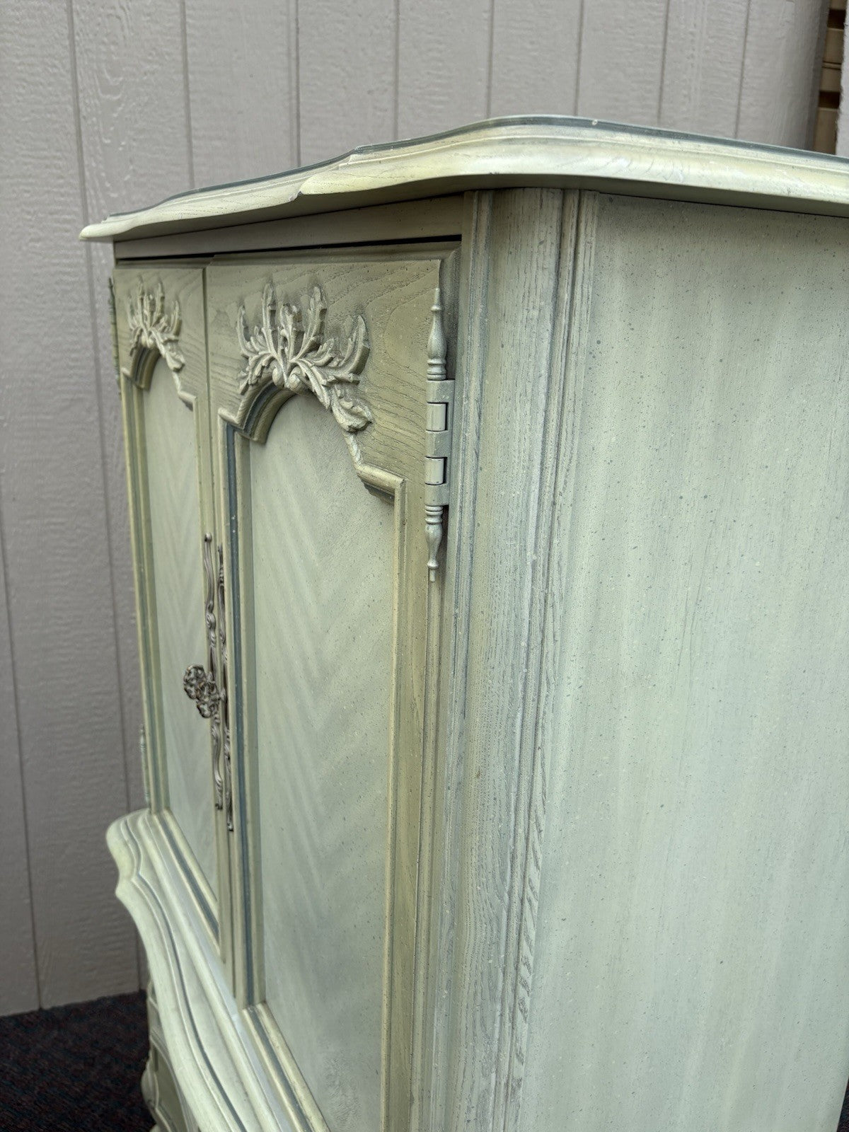 00001 French Provincial STANLEY Furniture  High Chest Dresser Chifferobe