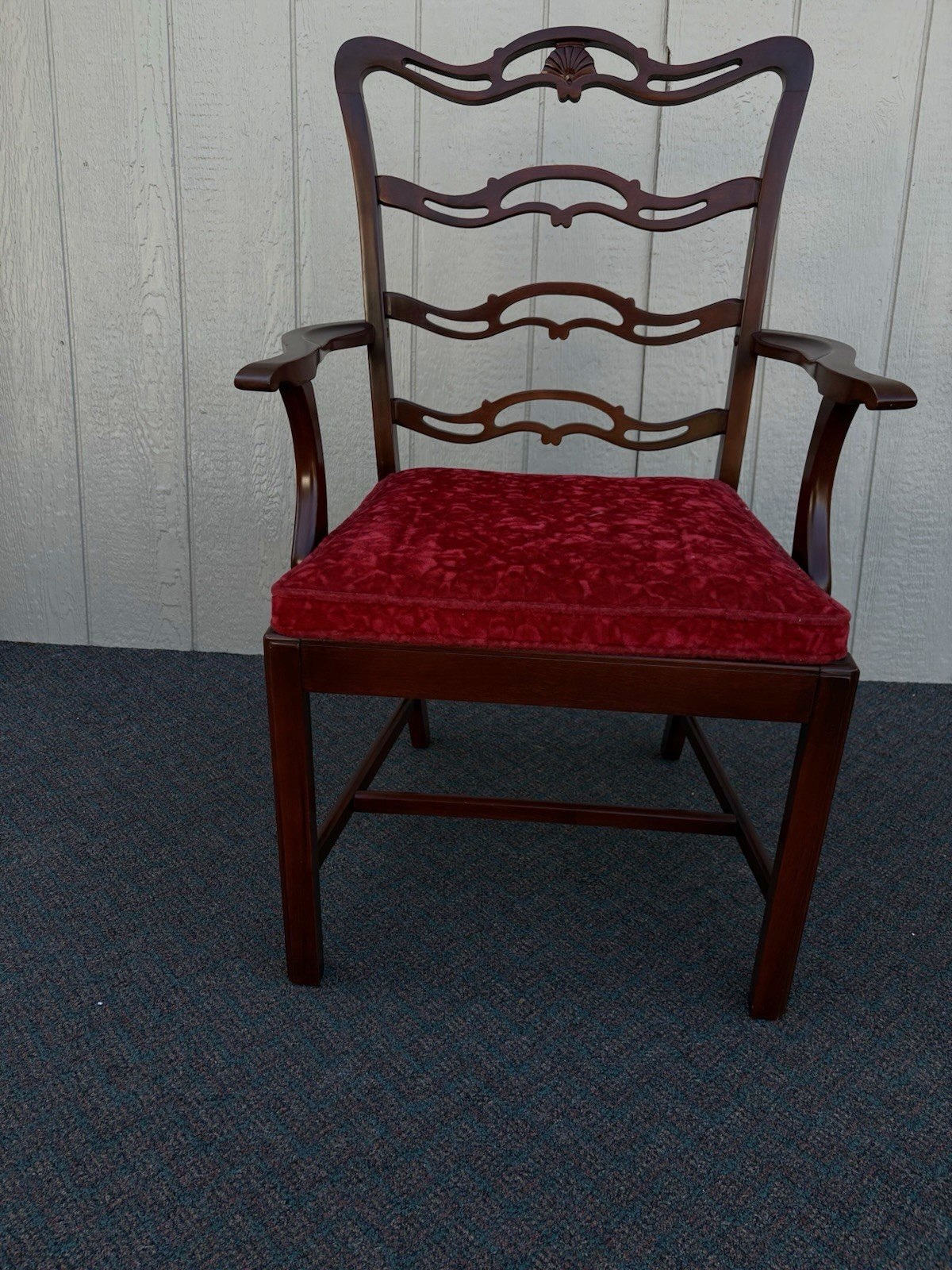 67101 Set of 6 Antique Mahogany Dining Chairs Chair s