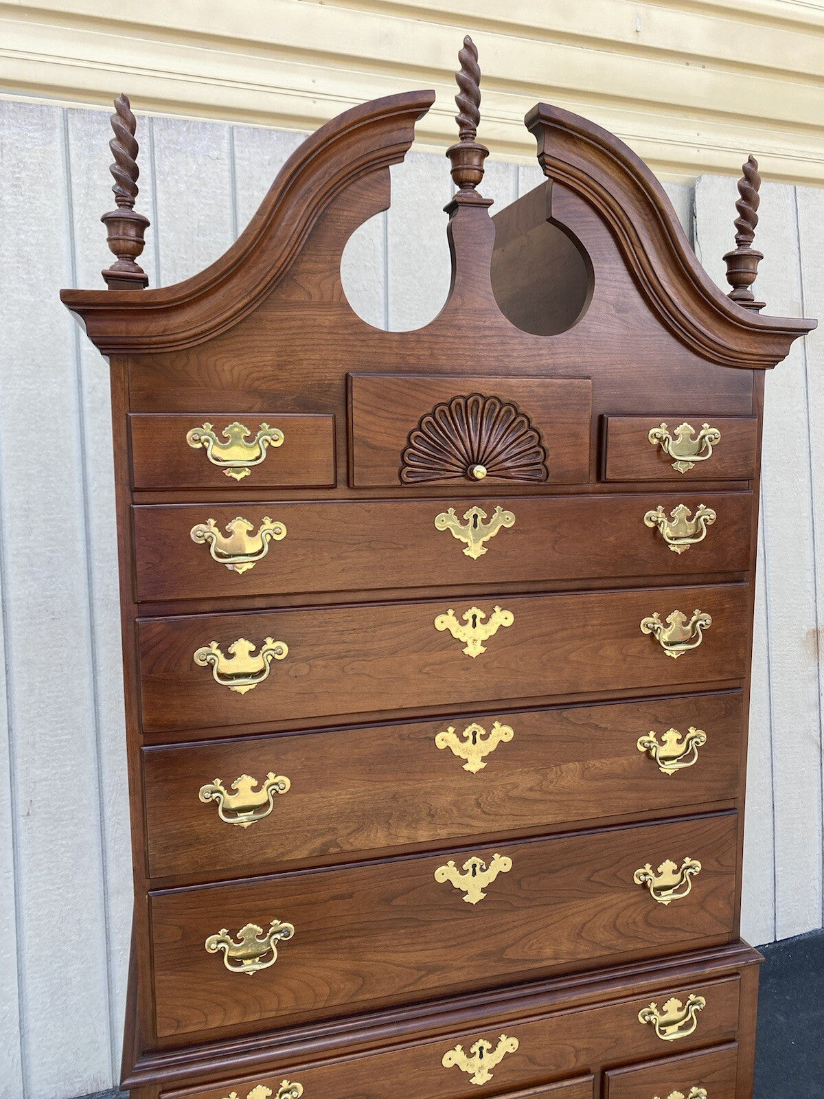 65531 COUNCILL Furniture  Solid Cherry HIgh boy High Chest