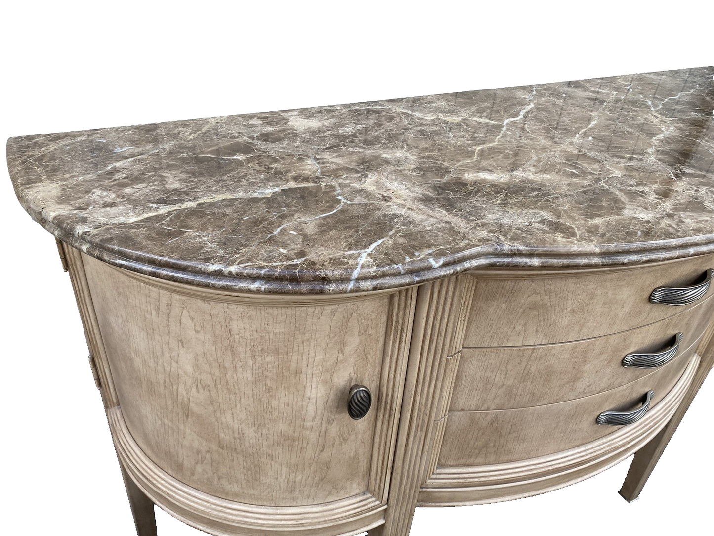 64646   Bernhardt Marble Top Server Sideboard Buffet
