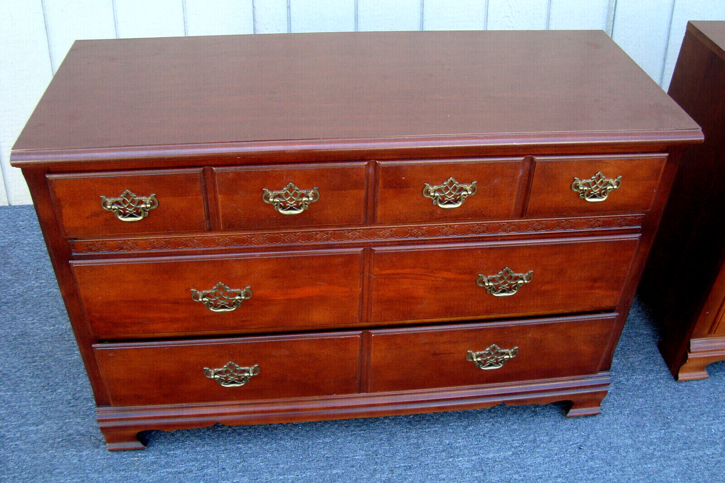 62258    Stanley Cherry  Dresser with Mirror