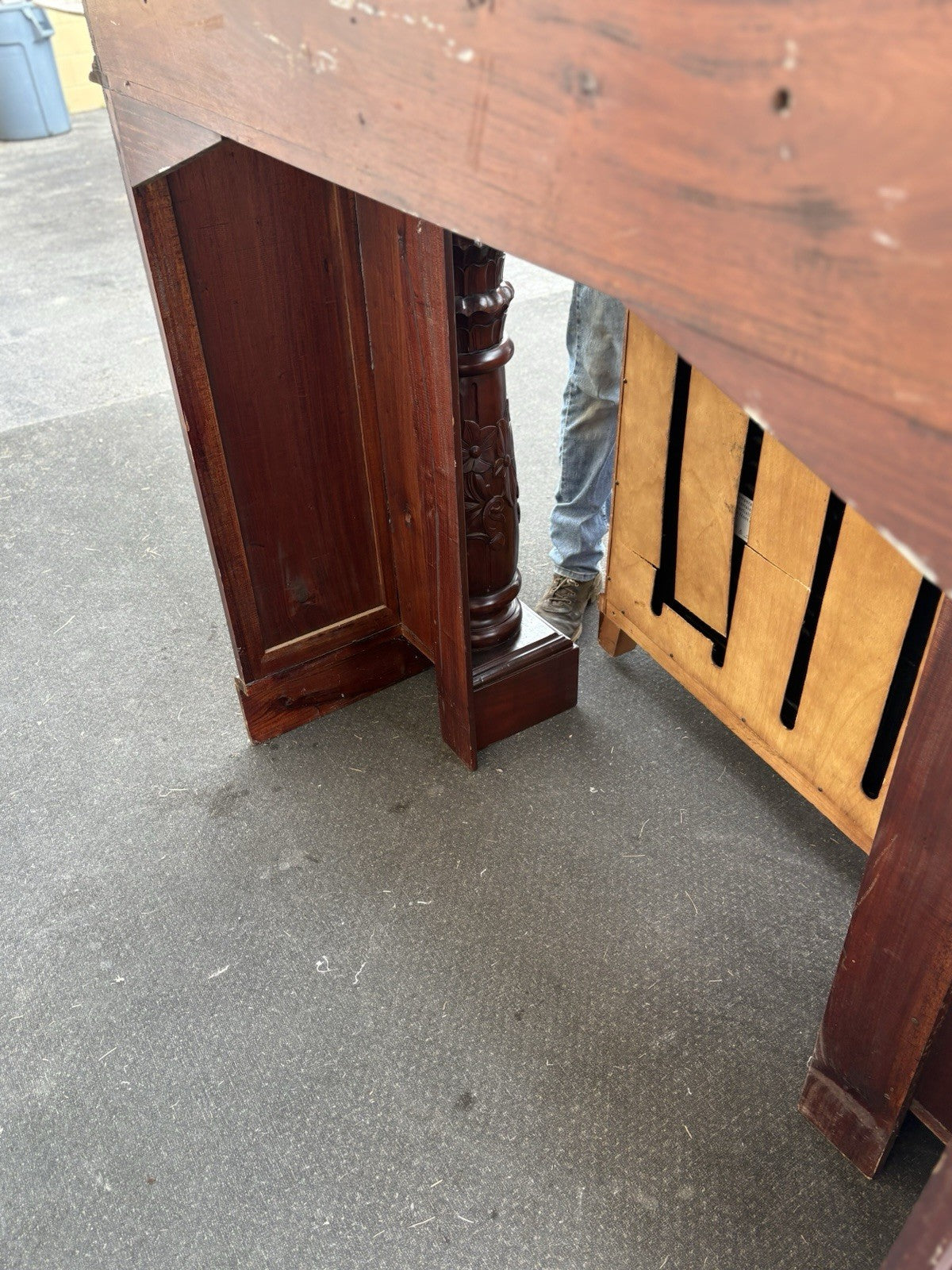 00001 Solid Mahogany Fireplace Mantle