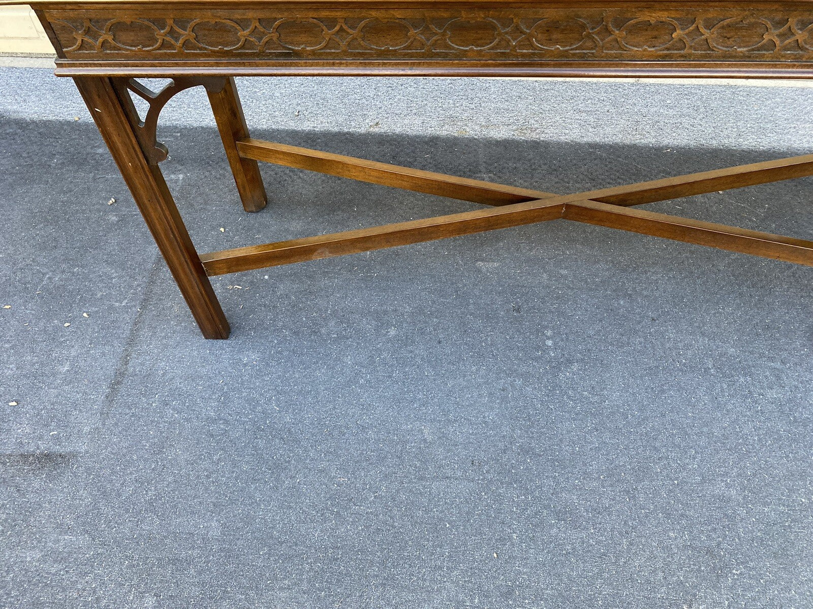 65821   18th Century Drexel Mahogany  Console Library Table