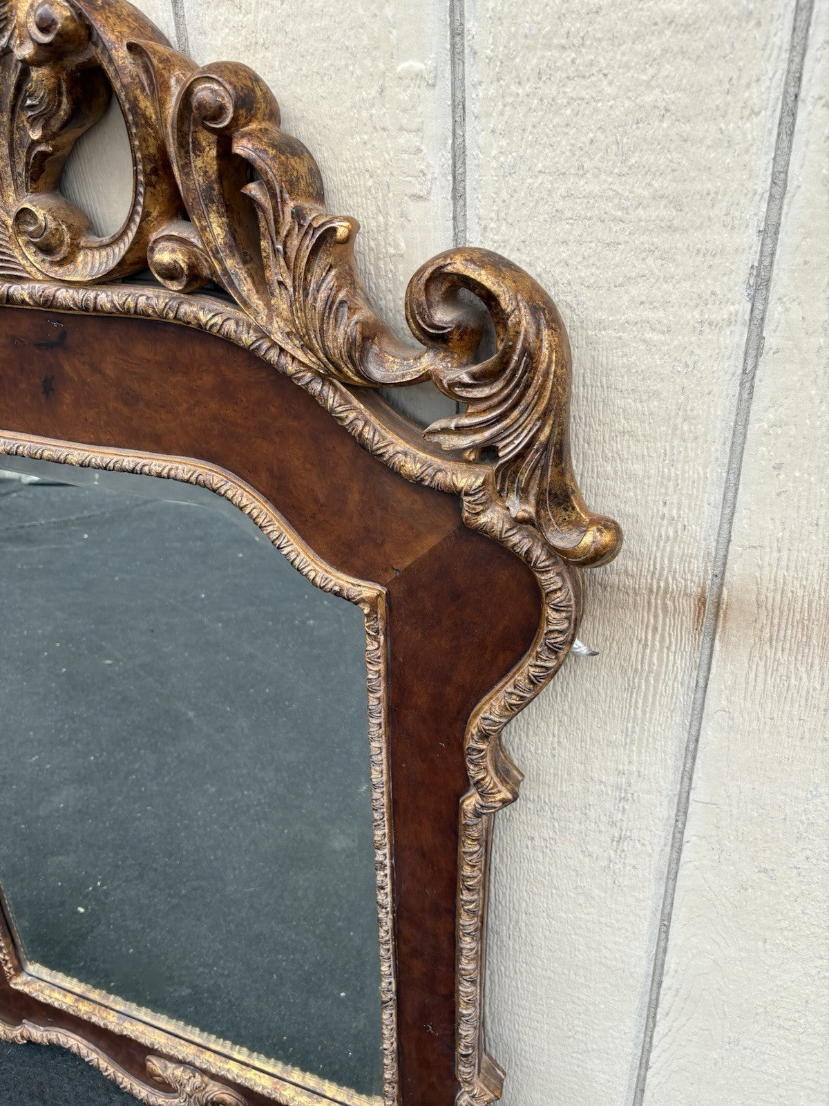 66765  Large Decorator Chippendale Beveled Mirror