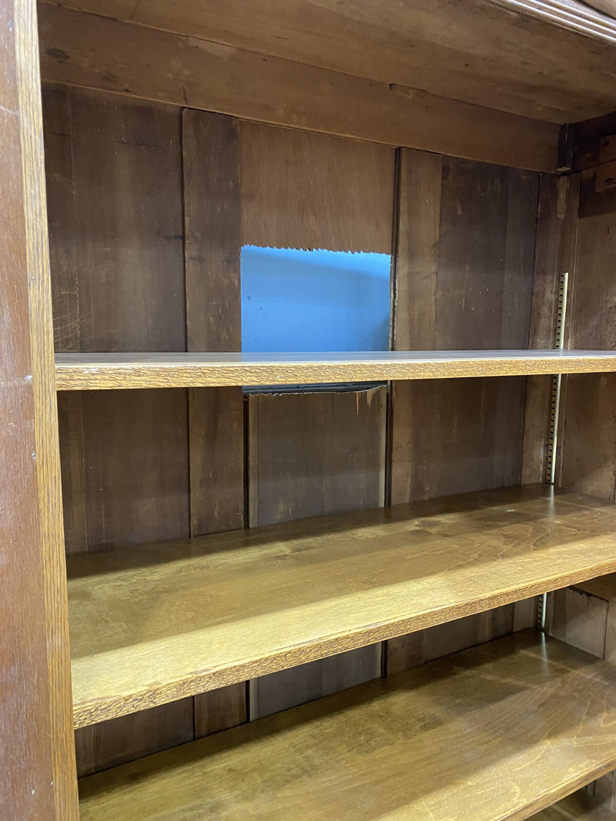 65564   Antique Victorian Oak 2 Door Wardrobe Cabinet