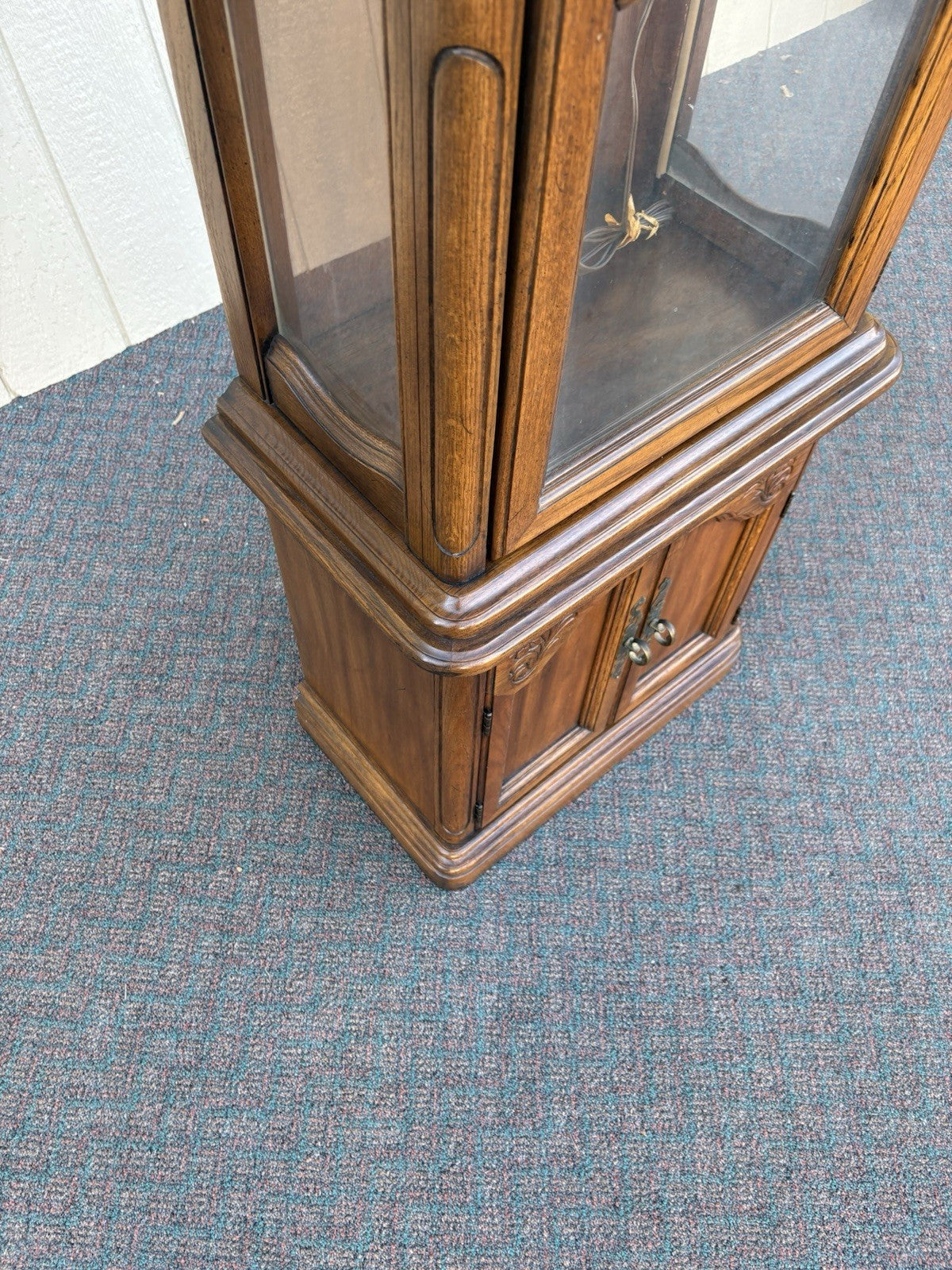 67099 Oak Curio China Cabinet