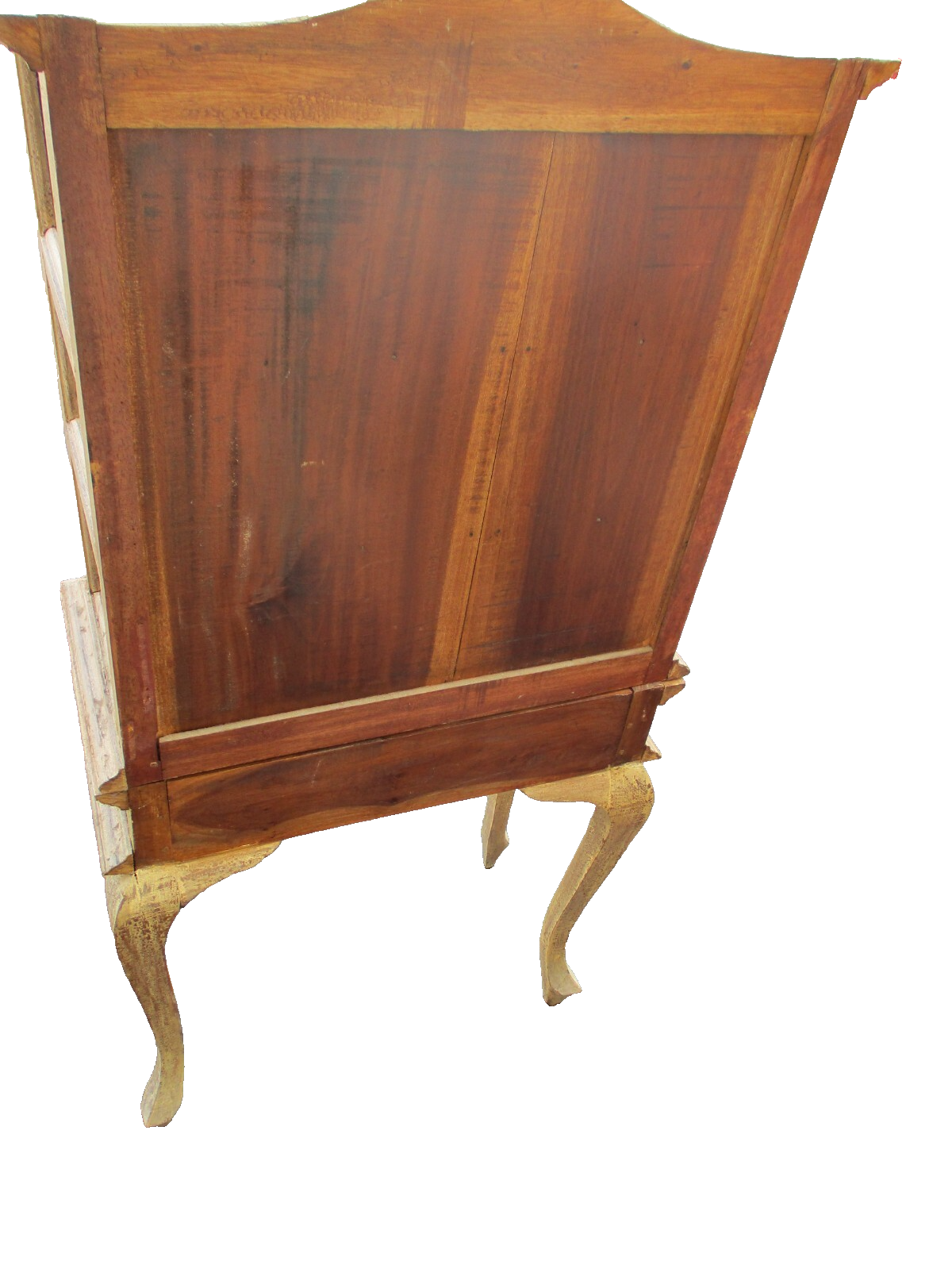 63592 Rustic Primative 2 piece Country Cabinet Curio 