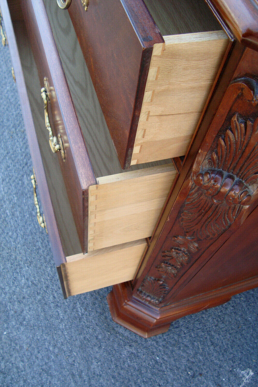 61768   HICKORY CHAIR Wardrobe High Chest Entertainment Cabinet  QUALITY