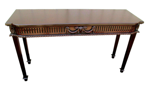 63092   Solid Mahogany Buffet Sideboard Cabinet