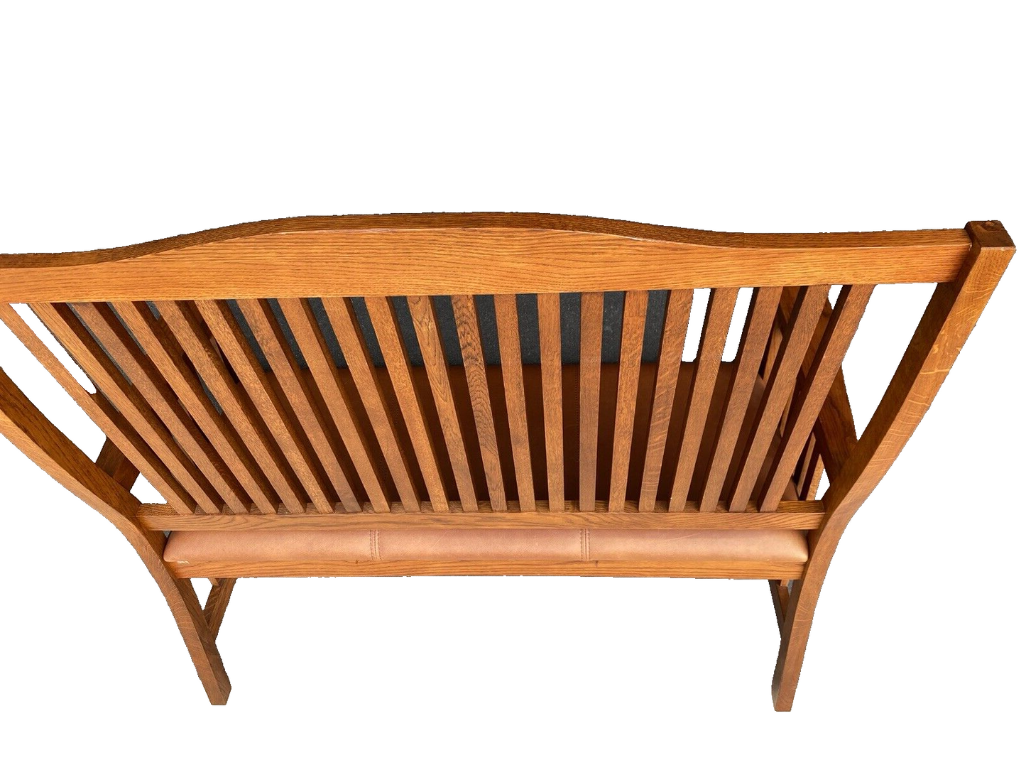 65660   Mission Oak Loveseat Settee Sofa Arts Crafts