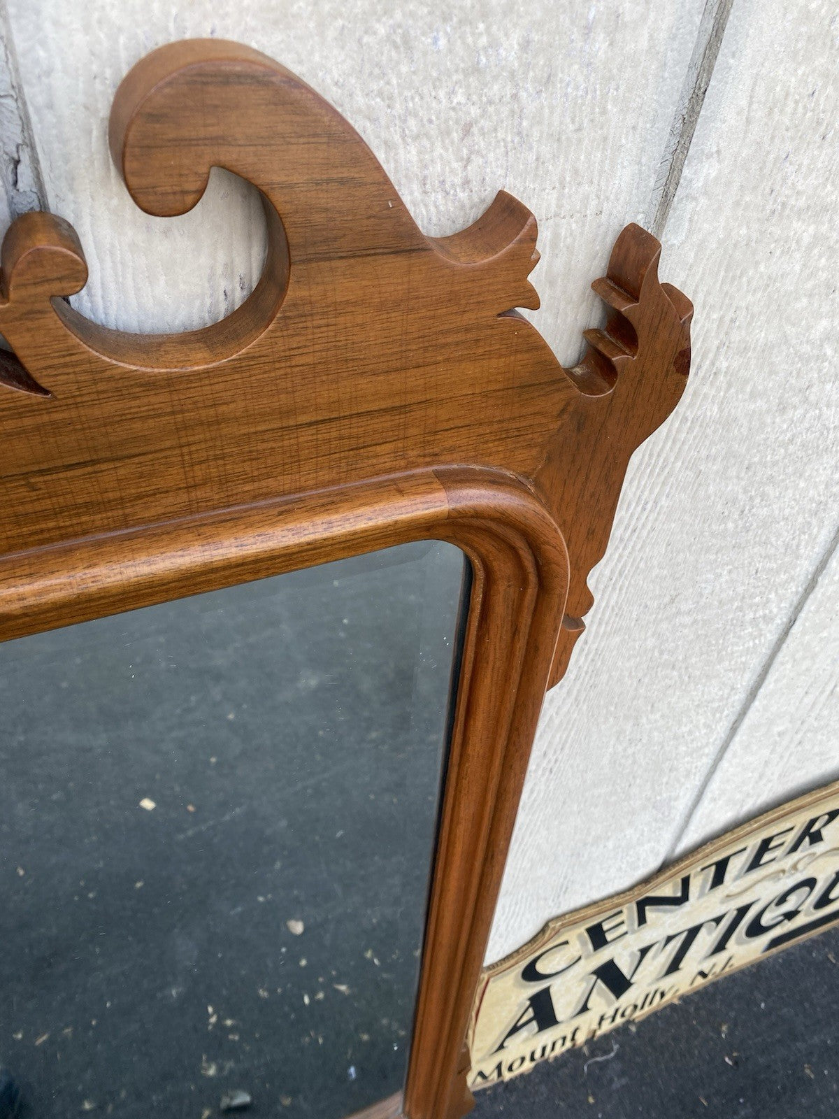 66496 Solid Cherry Chippendale Mirror