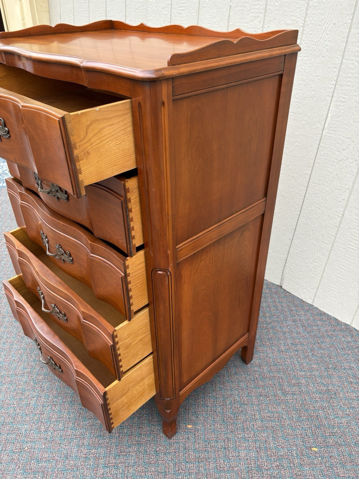 67137 JOHN  WIDDICOMB Cherry High Chest Dresser