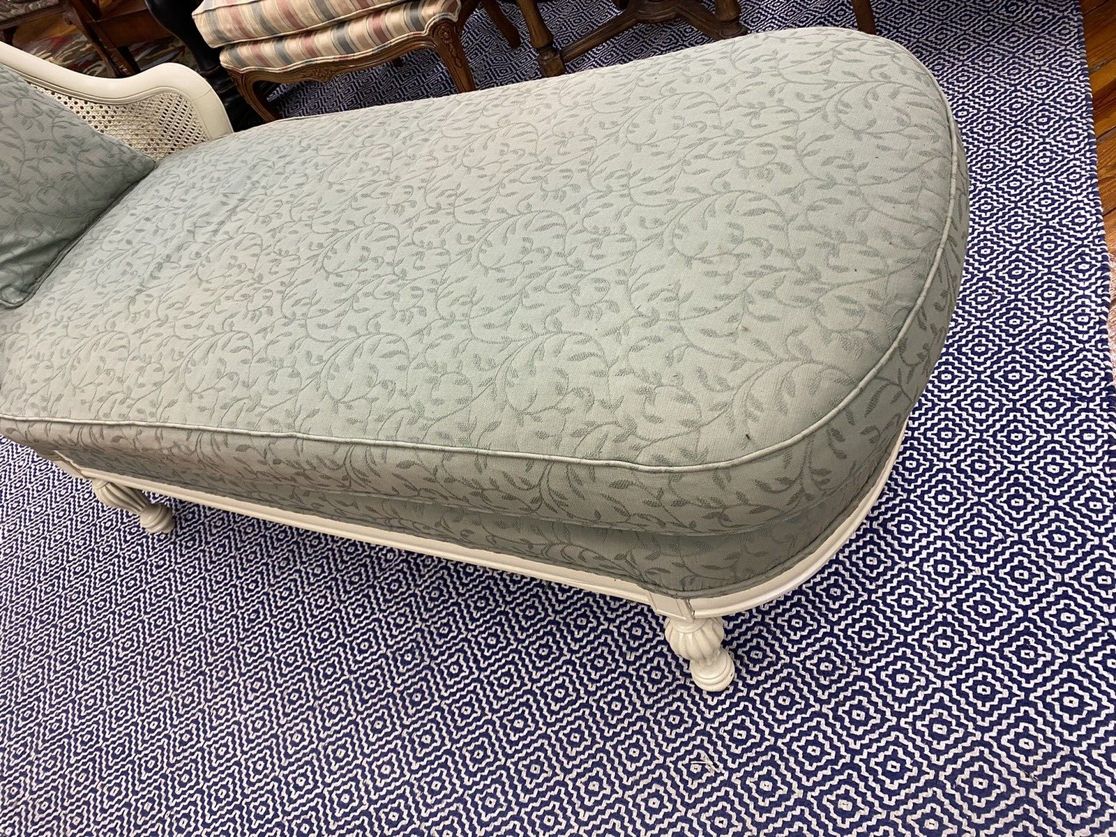 60874  Romantic Shabby Sofa Chaise Lounge Chair