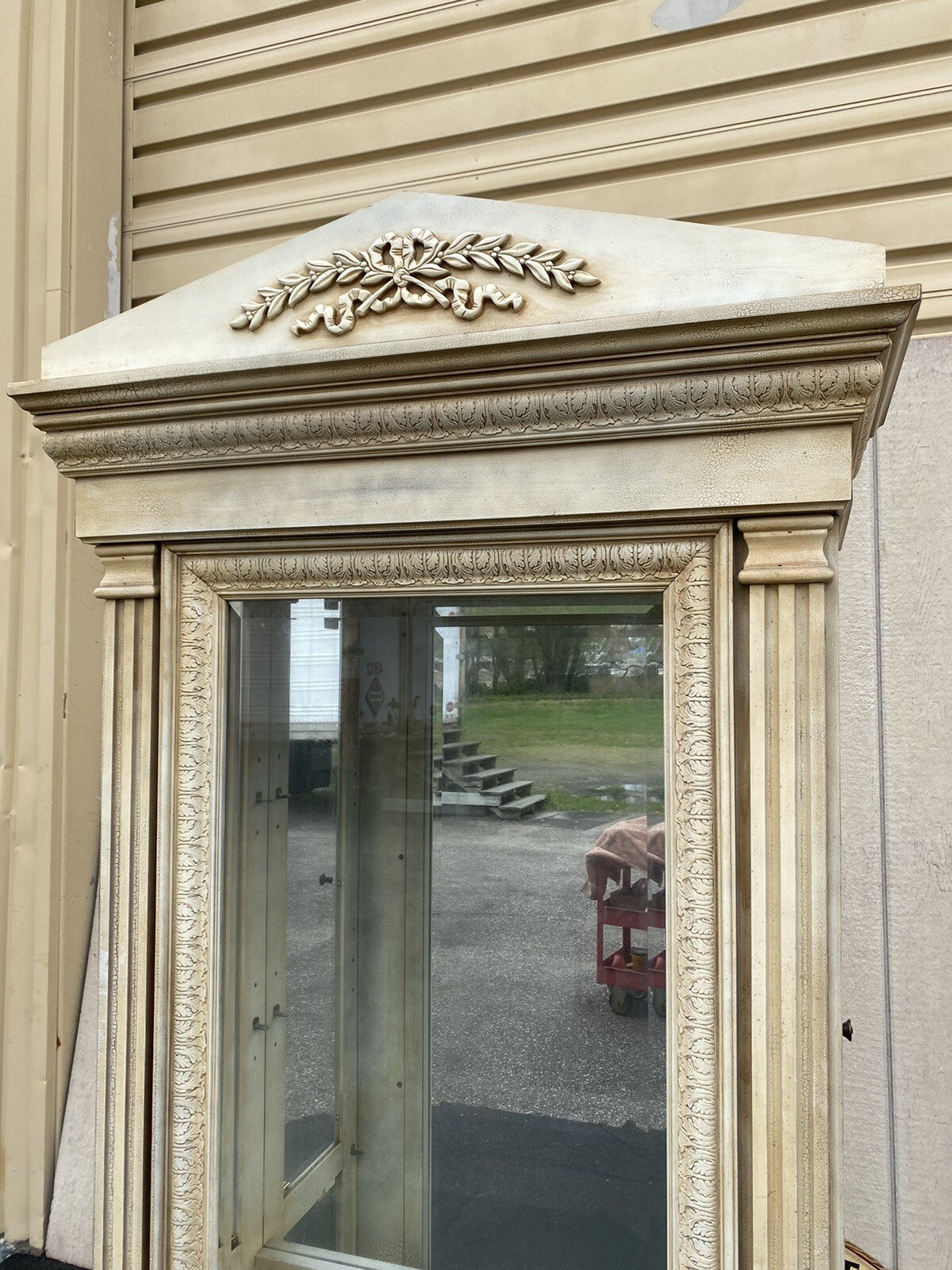 65379  Modern White Curio China Cabinet