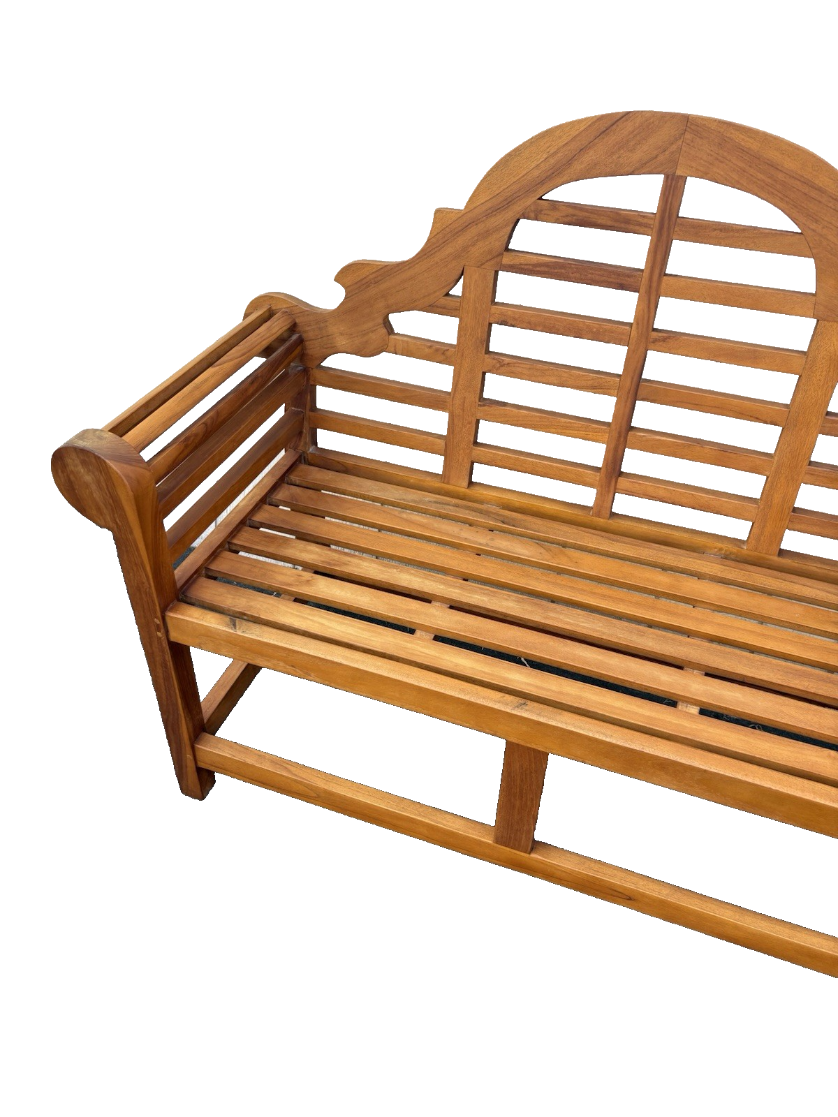 66872   BROYHILL Teak Settee Bench Chair