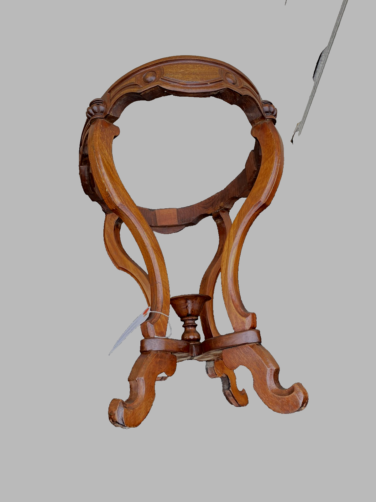 65035 Antique Victorian Walnut Lamp Table Stand