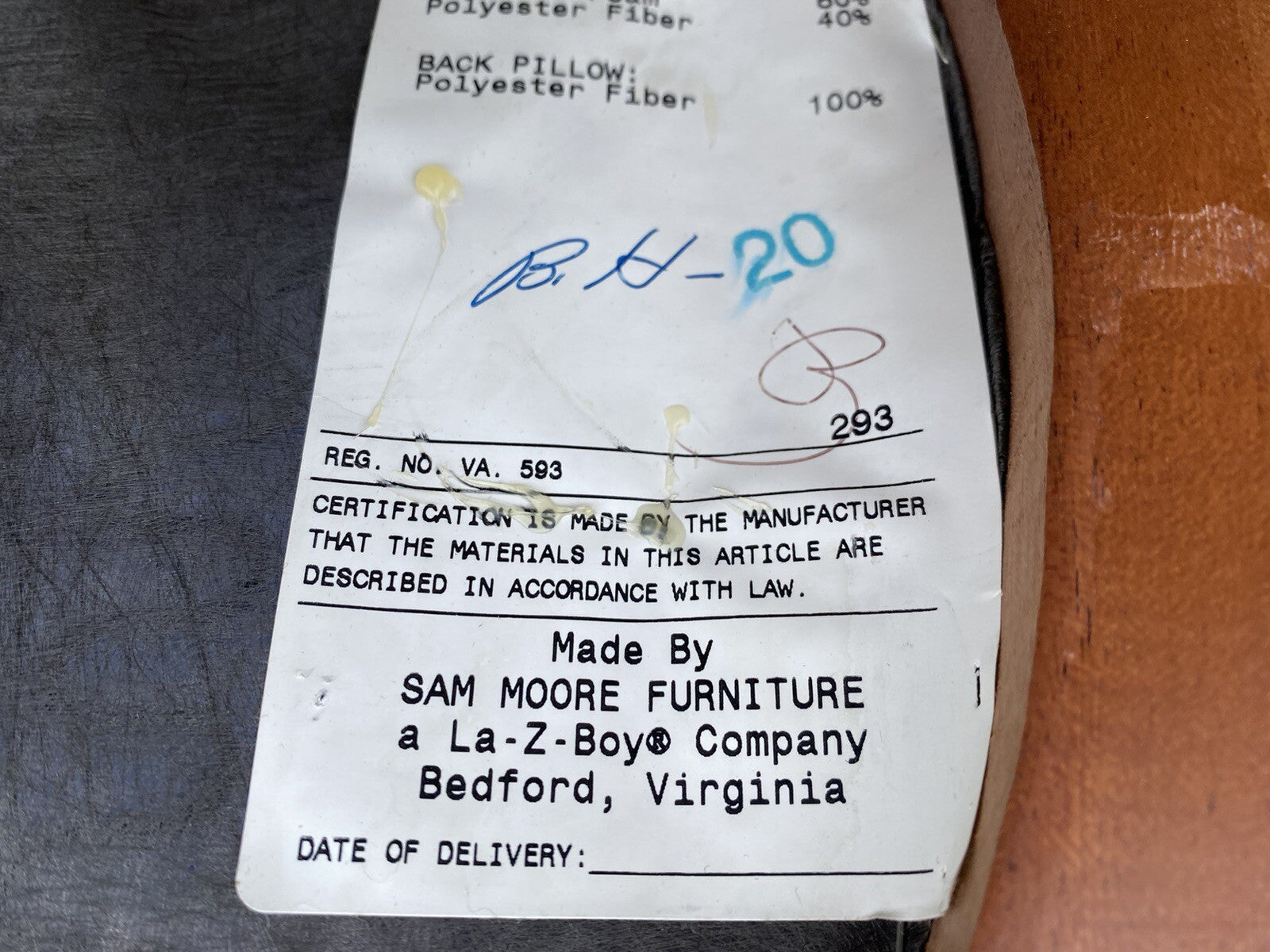 65776  Pair SAM MOORE Bergere Armchair Chair s