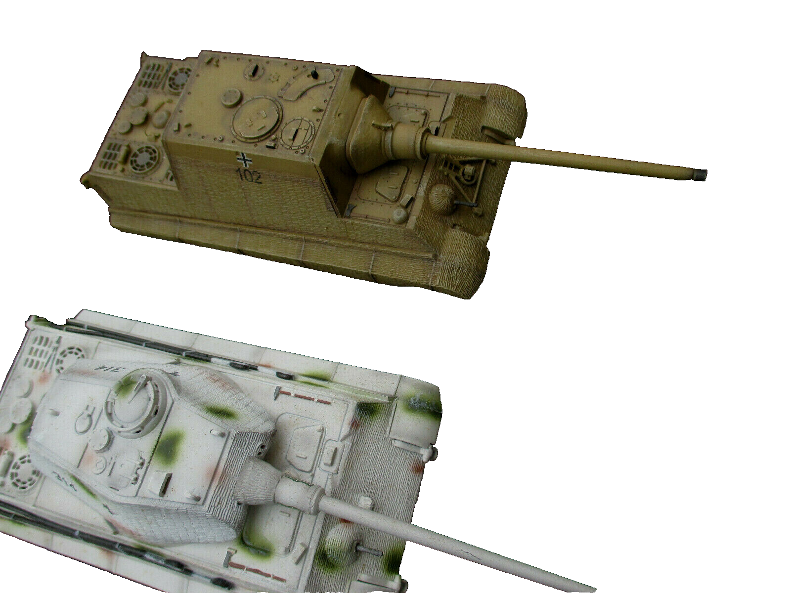 ES52 Dragon Armor Models WWII Collectible Model Grouping of 6 Military Tanks