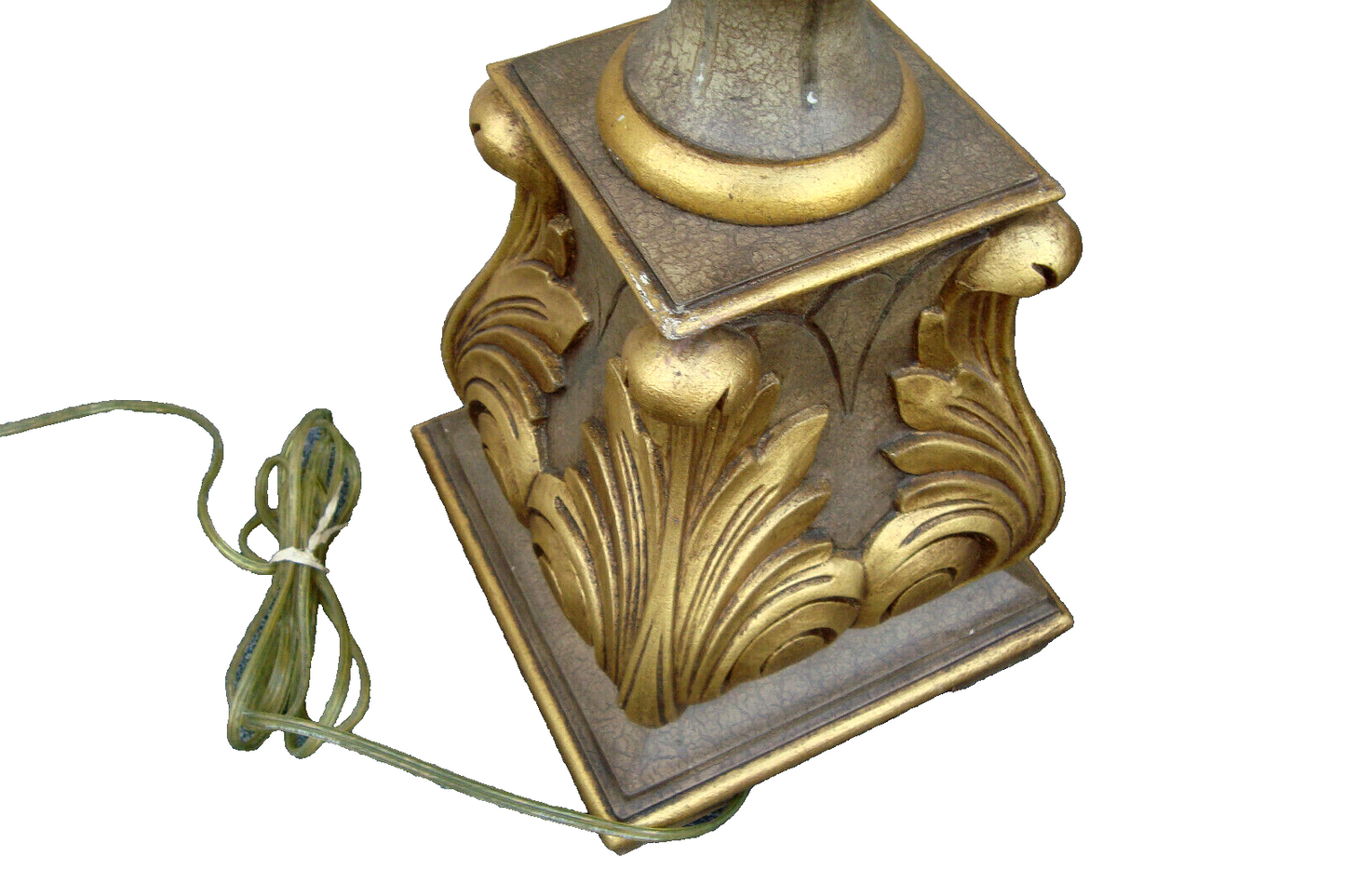 62017 QUALITY Wood Decorator Pole Lamp Light