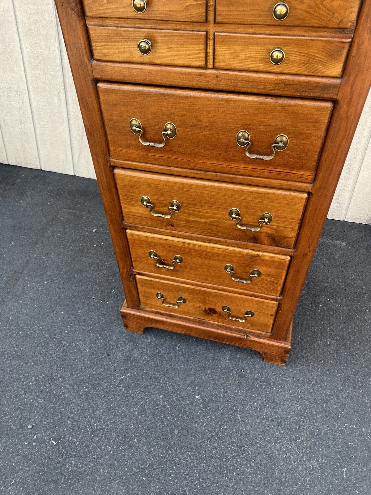 65846 Pine Lingerie High Chest Dresser