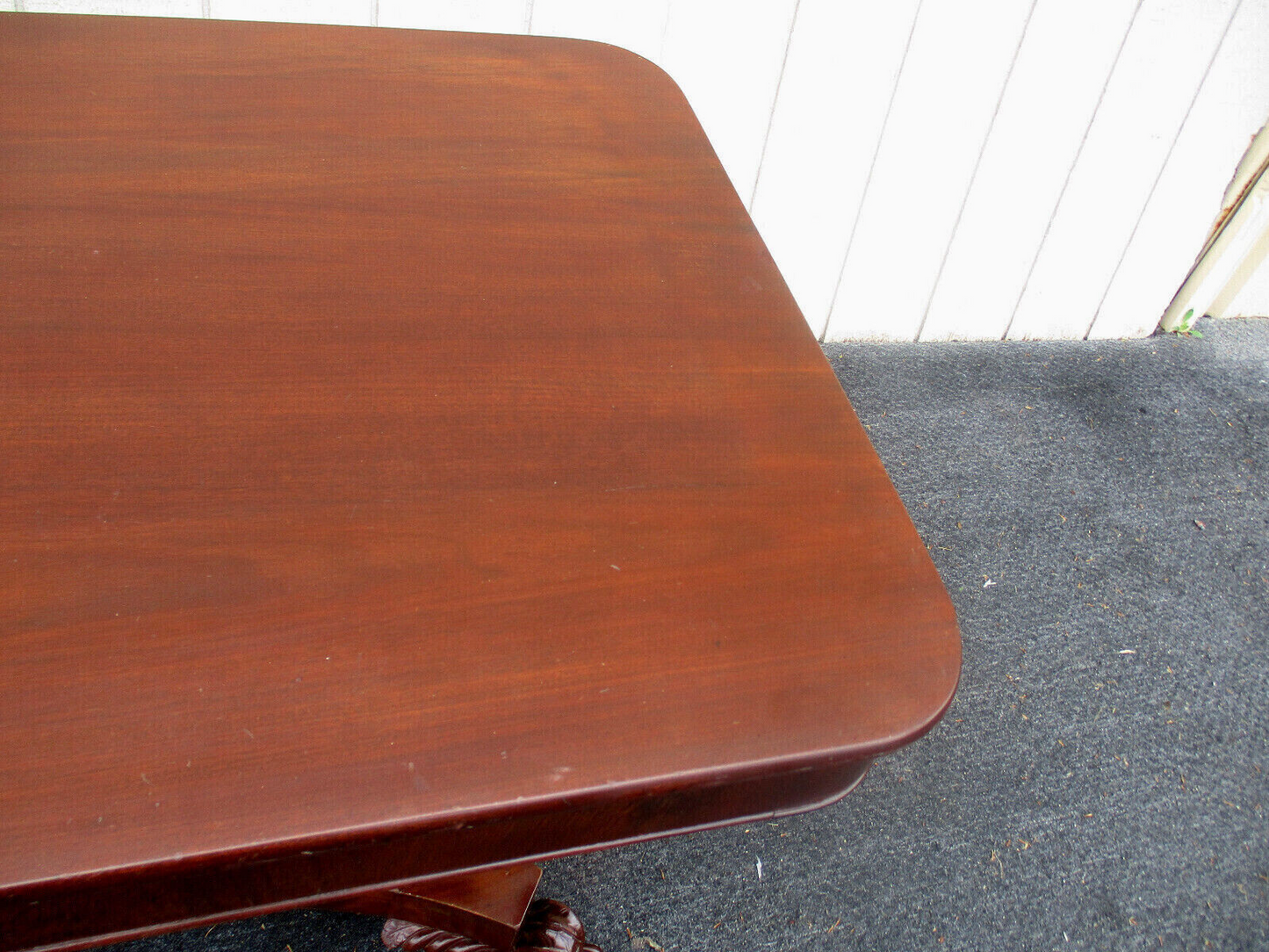 63278   Antique Empire Console Lamp Table  Dining Table Stand