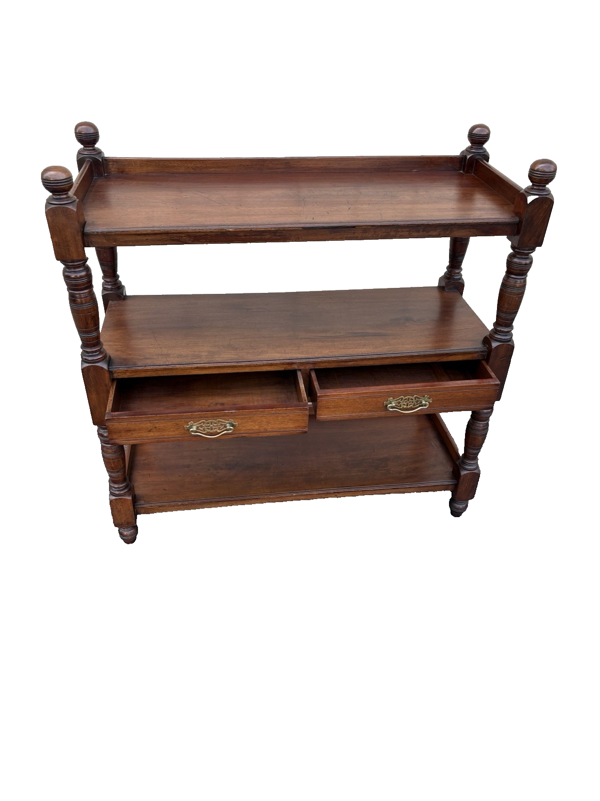 66910  Antique Victorian Bookcase Etergie with 2 Drawers