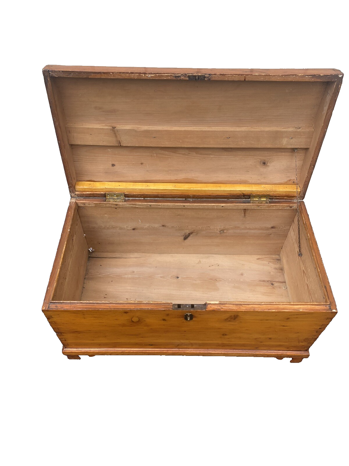 65436 Antique Primitive Blanket Storage Chest