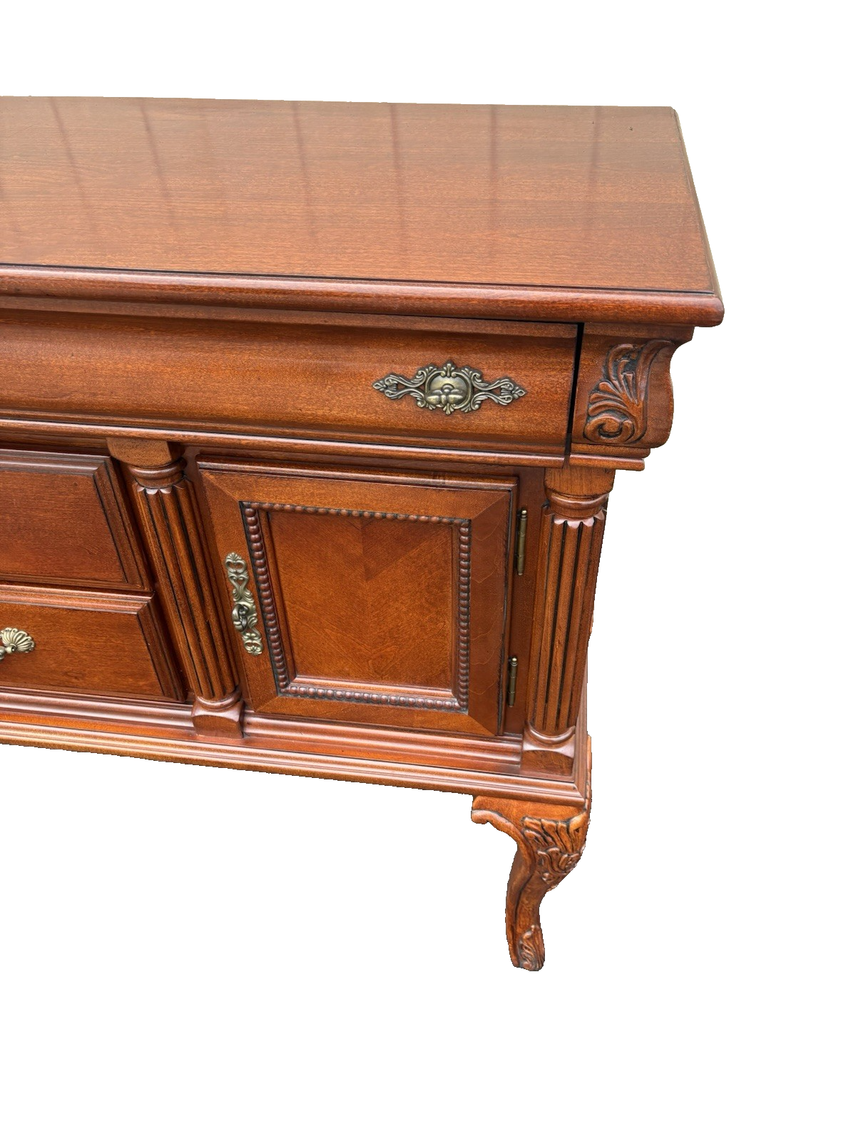 66681 Fancy Mahogany Buffet Sideboard Server Cabinet