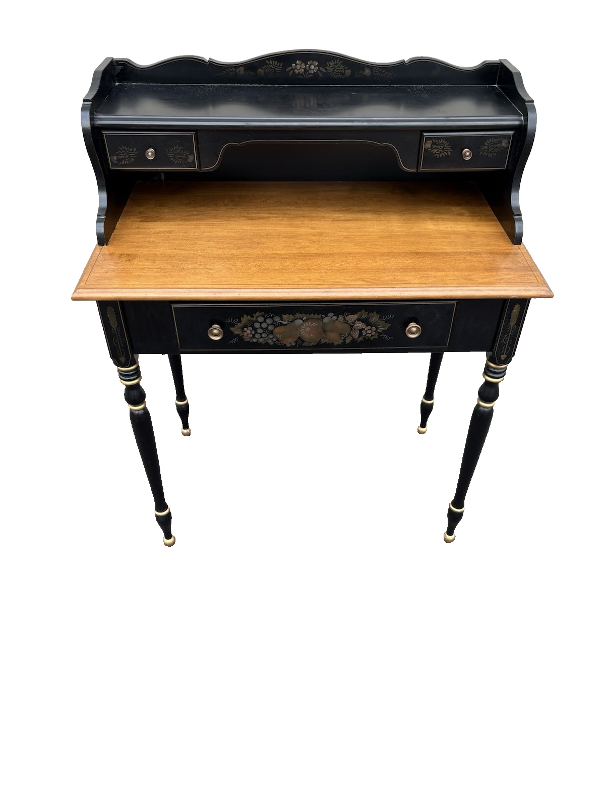 67129 ETHAN ALLEN Office Stenciled Office Desk